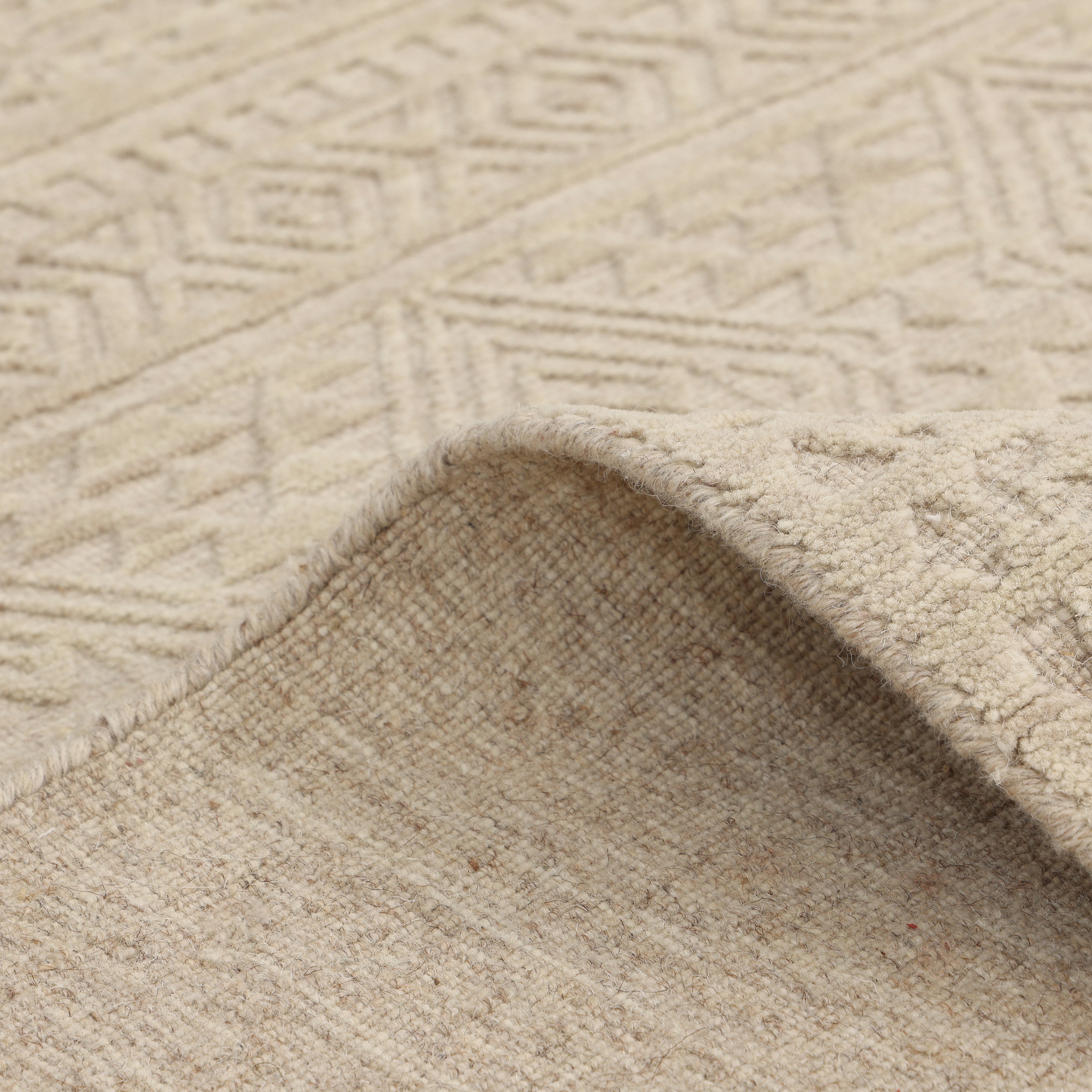 Fallkirk, Handmade Brown Area Rug
