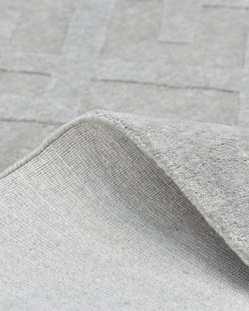 Arlo (Indoor/Outdoor) Hand-Loomed Contemporary Solid Light Gray Area Rug