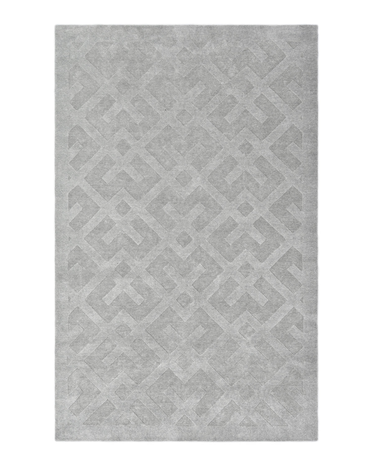 Arlo (Indoor/Outdoor) Hand-Loomed Contemporary Solid Light Gray Area Rug