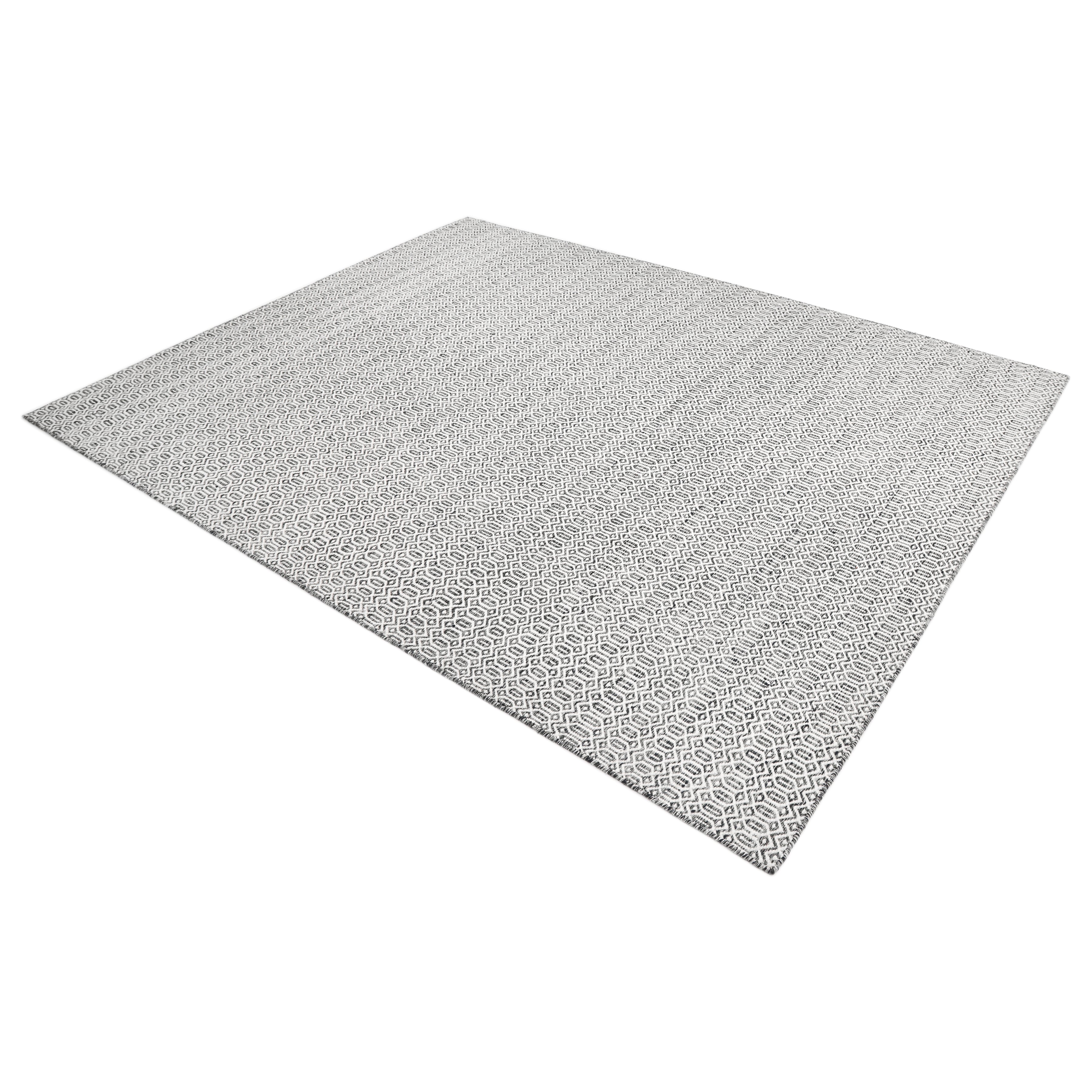 Chatham Hand Woven Contemporary Geometric Gray Area Rug