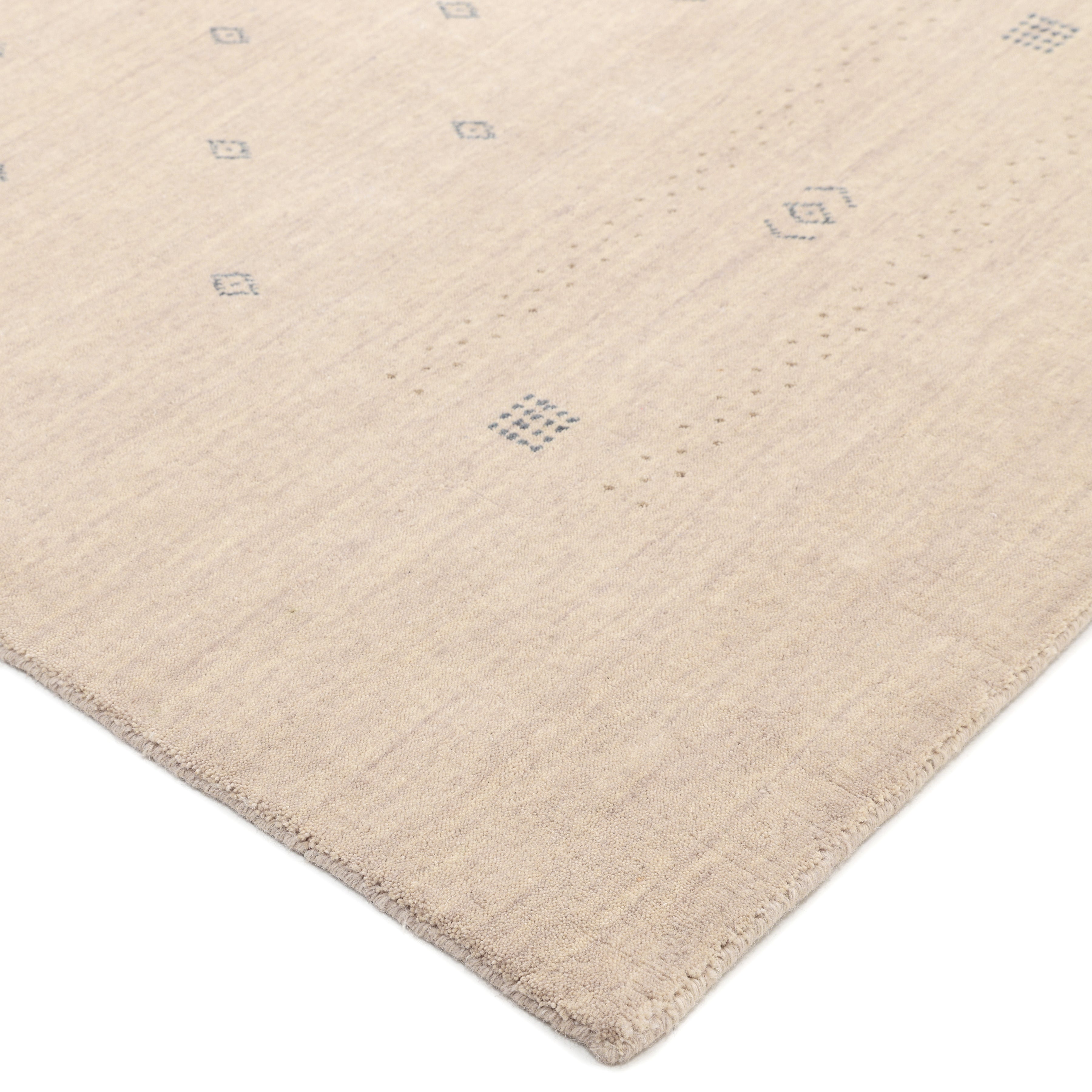 Simi Hand-Loomed Bohemian Tribal Beige Area Rug