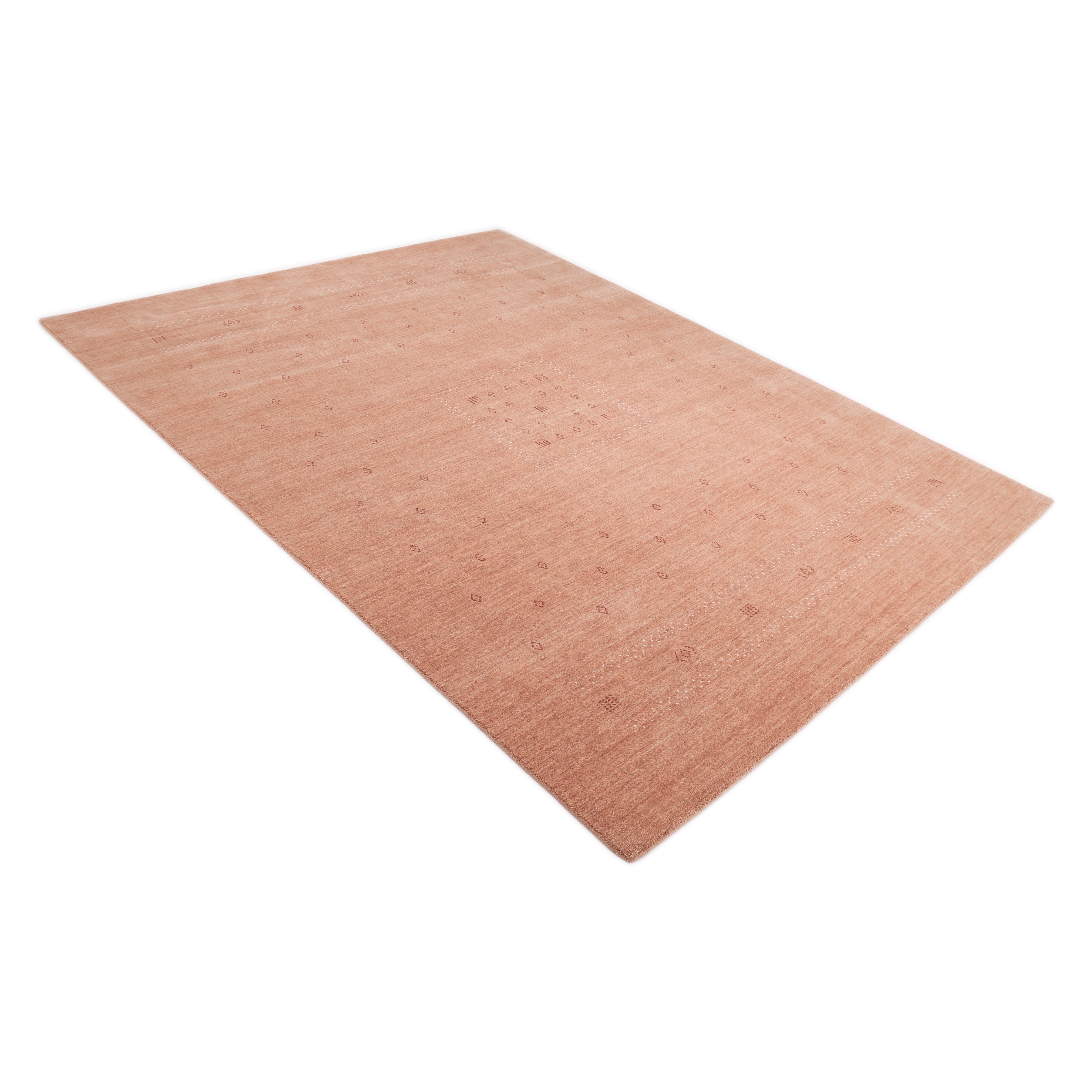 Simi Hand-Loomed Bohemian Tribal Peach Area Rug