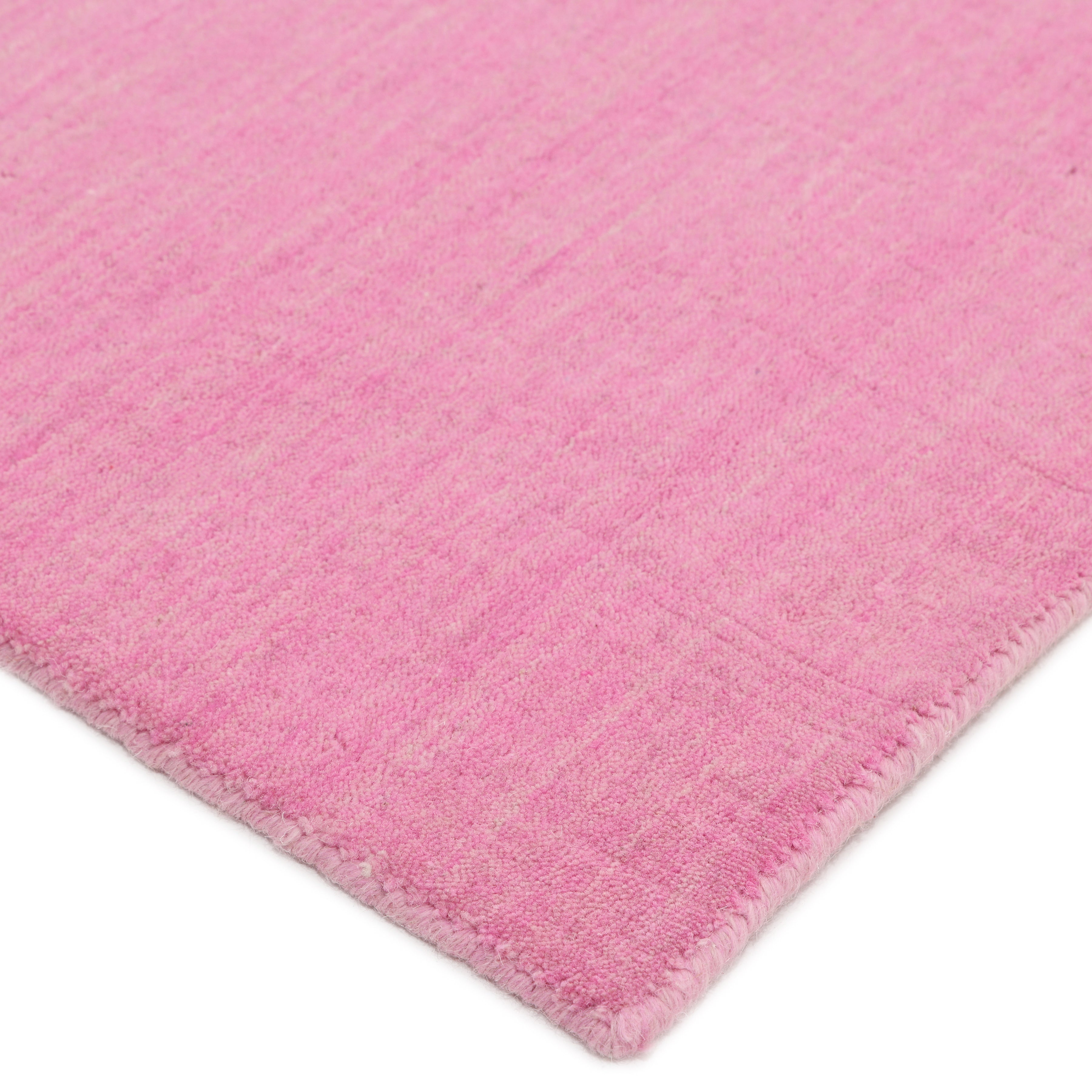 Simi, Handmade Pink Area Rug