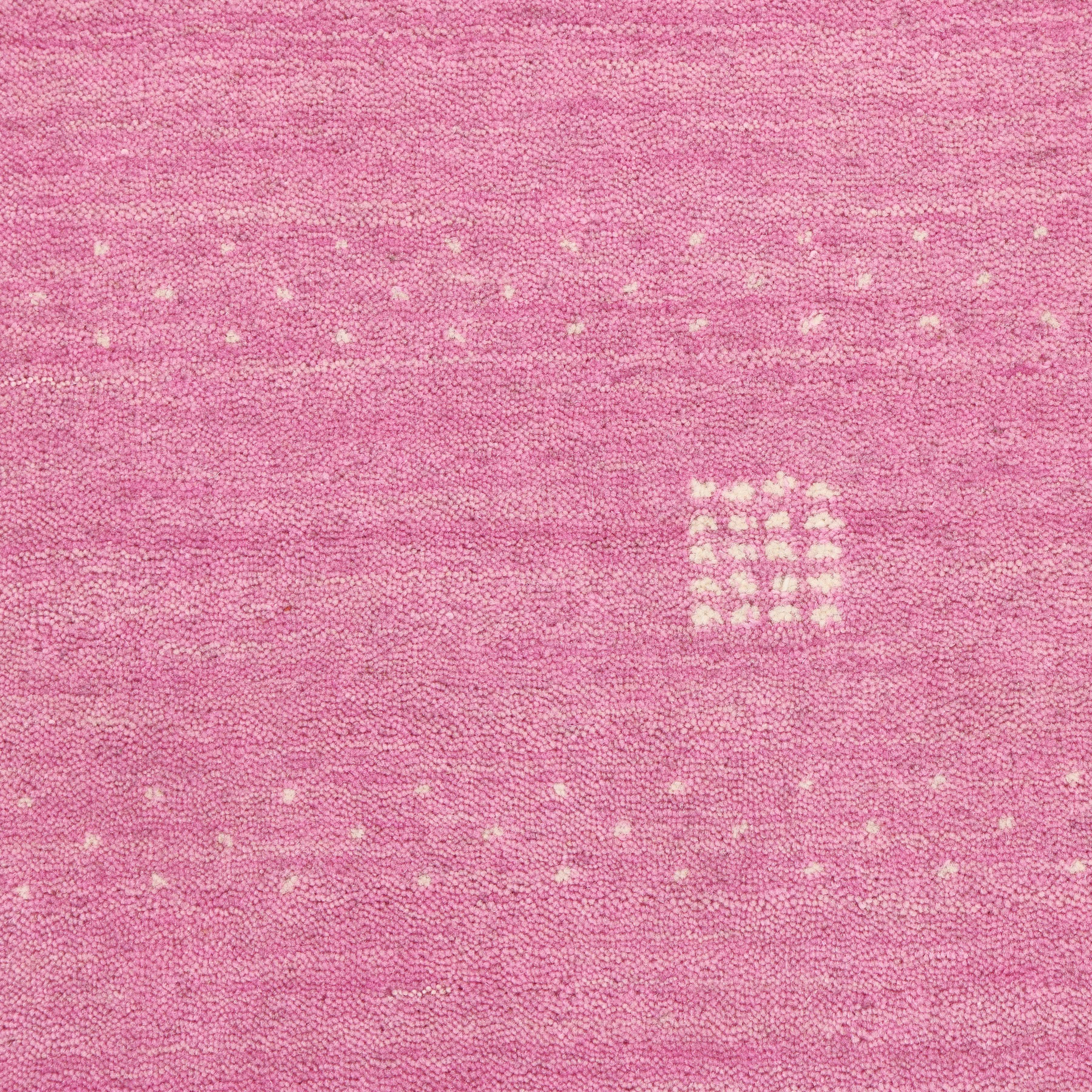 Simi, Handmade Pink Area Rug