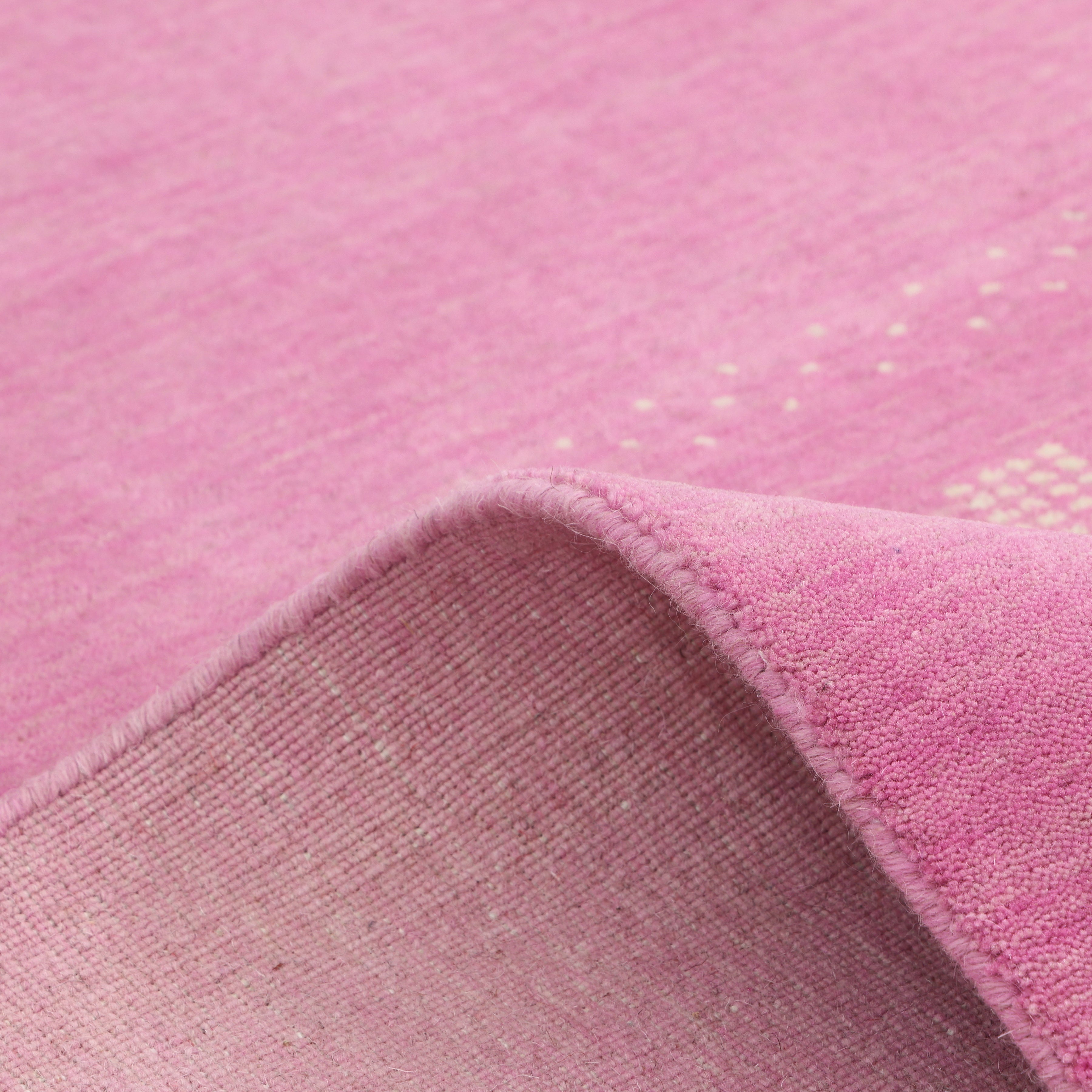 Simi, Handmade Pink Area Rug