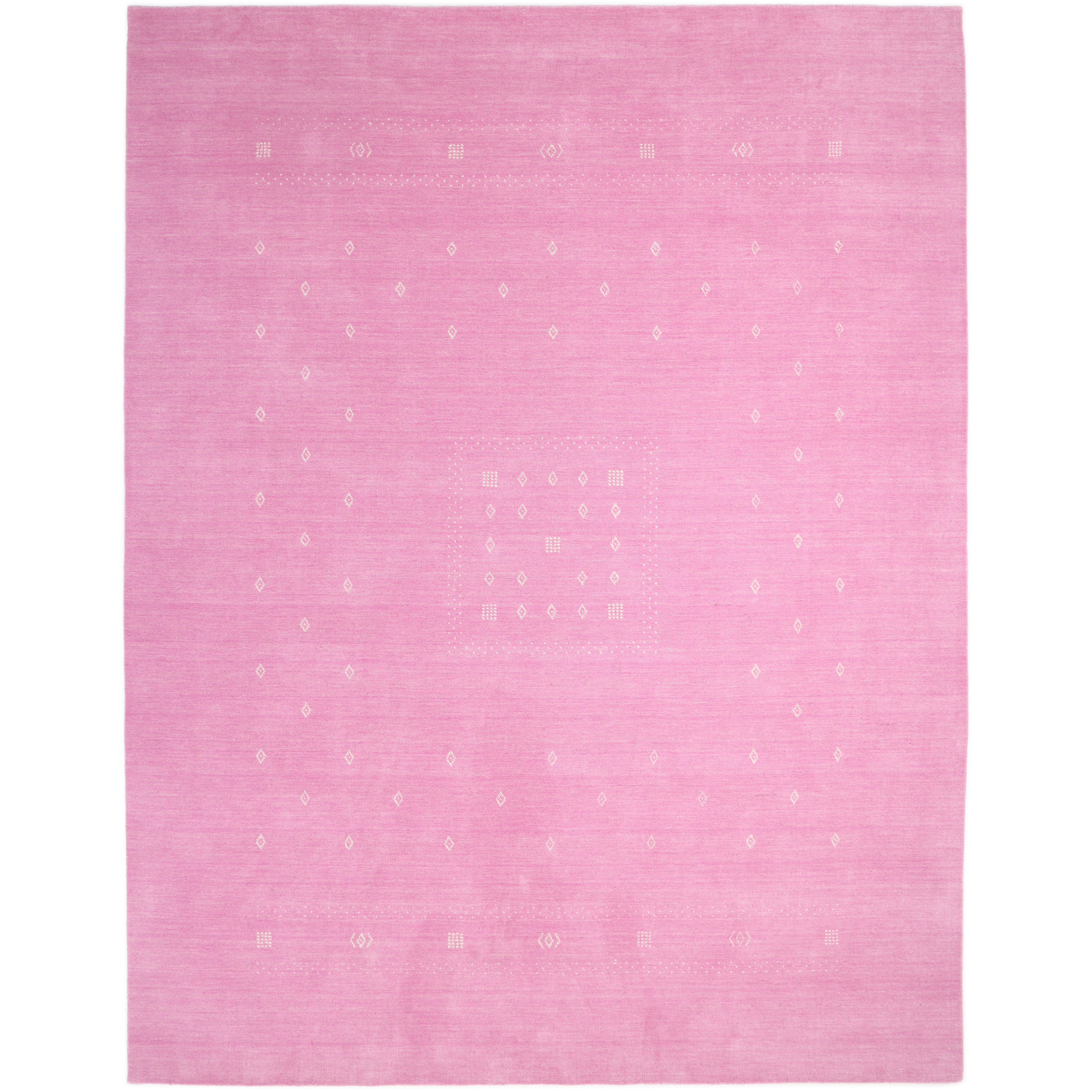 Simi, Handmade Pink Area Rug