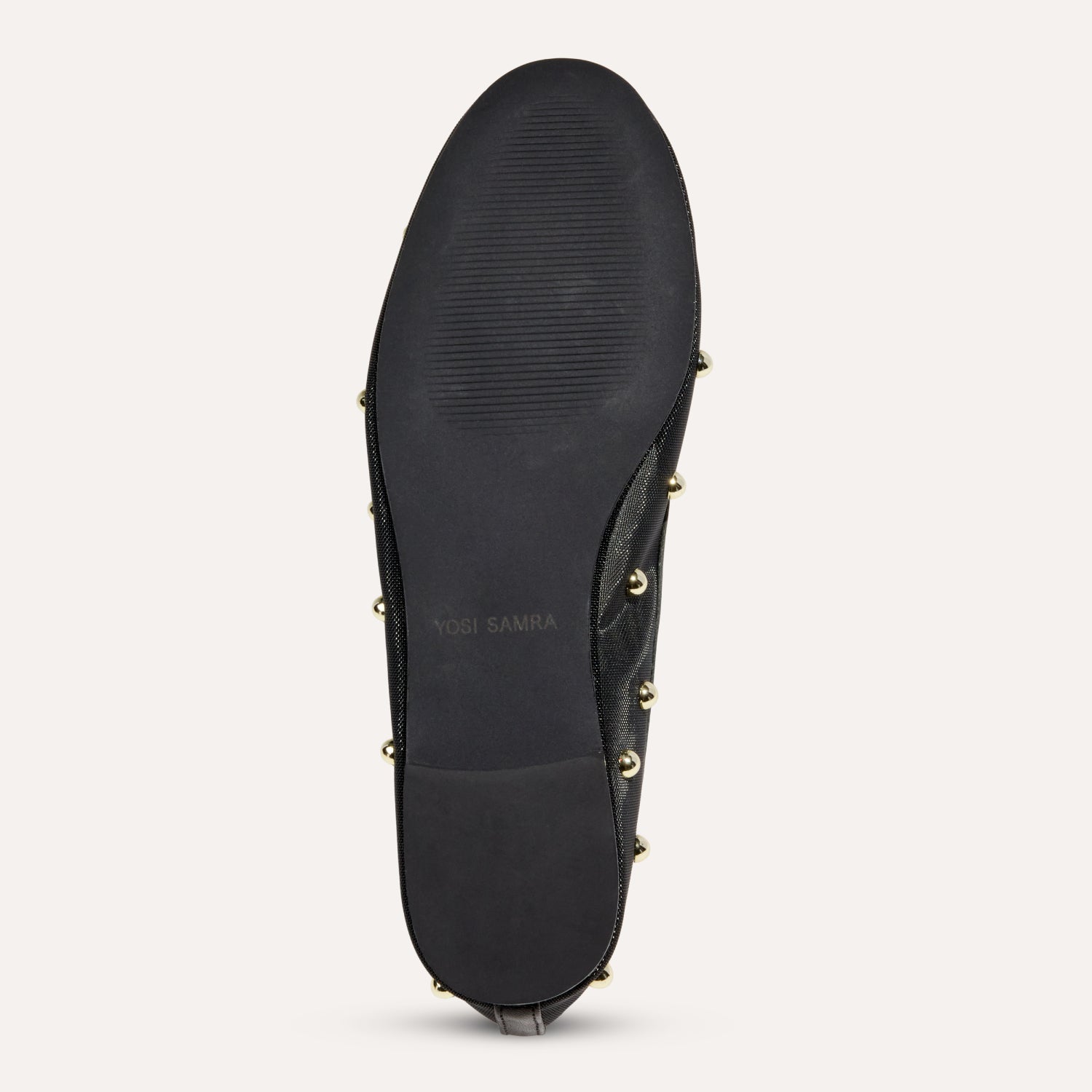 SADIE STUD IN BLACK MESH - Yosi Samra  -