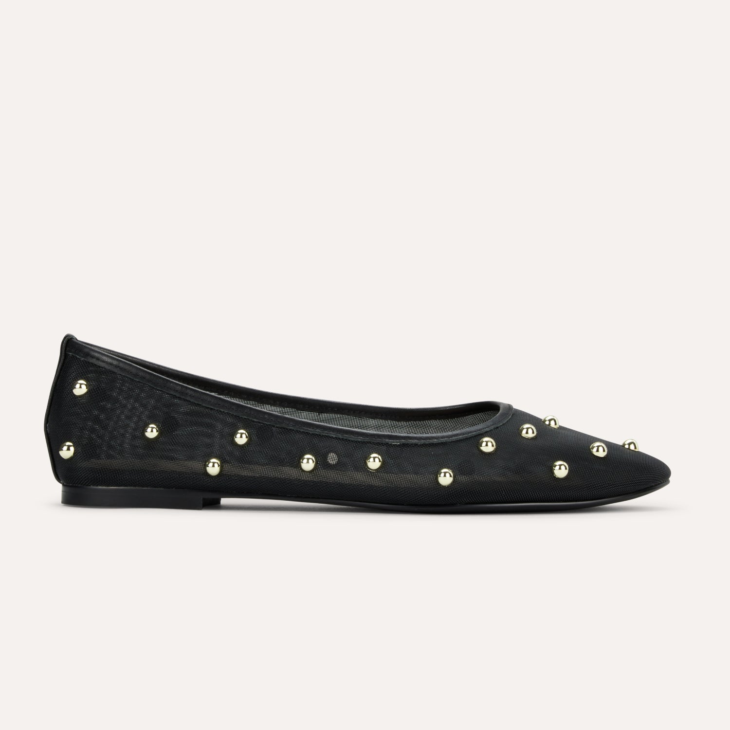 SADIE STUD IN BLACK MESH - Yosi Samra  -