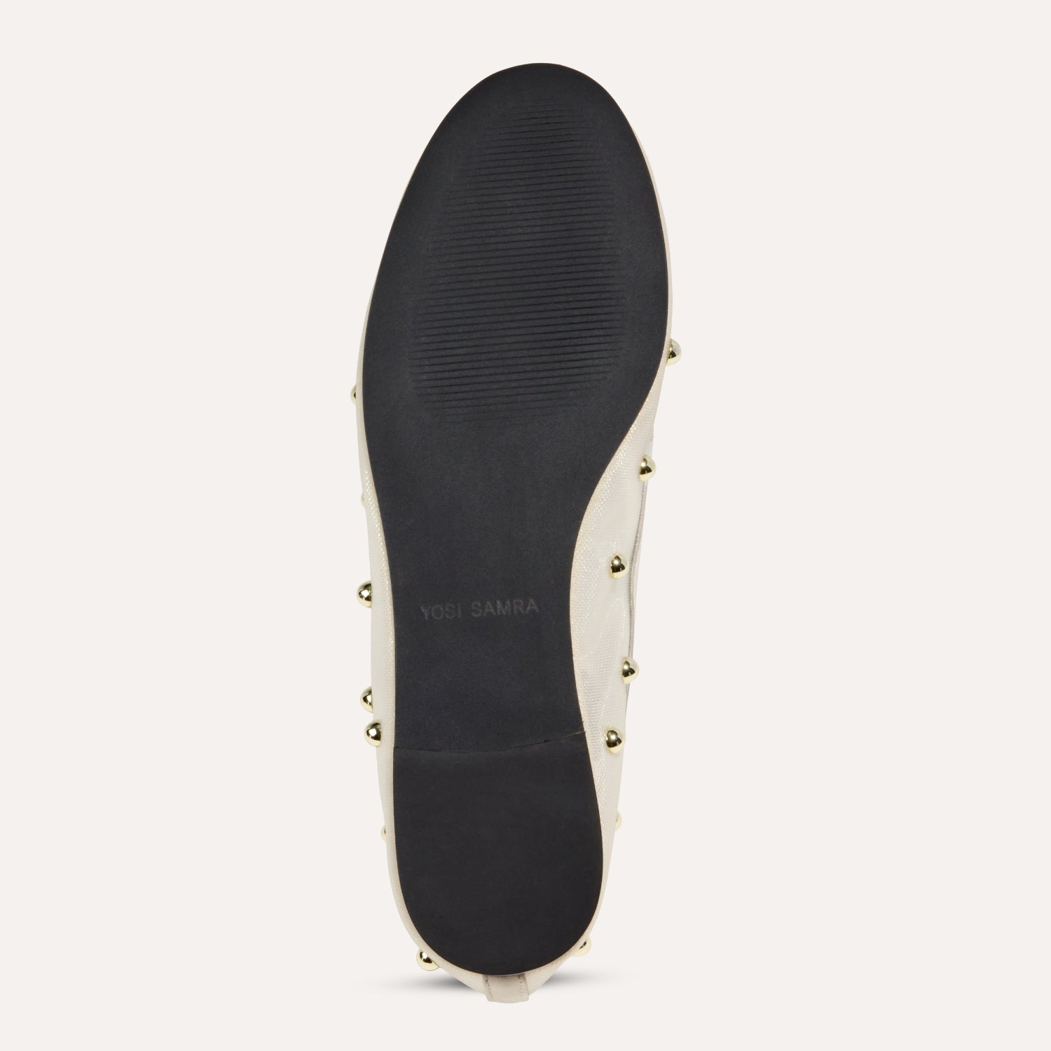 SADIE STUD IN CREAM MESH - Yosi Samra  -