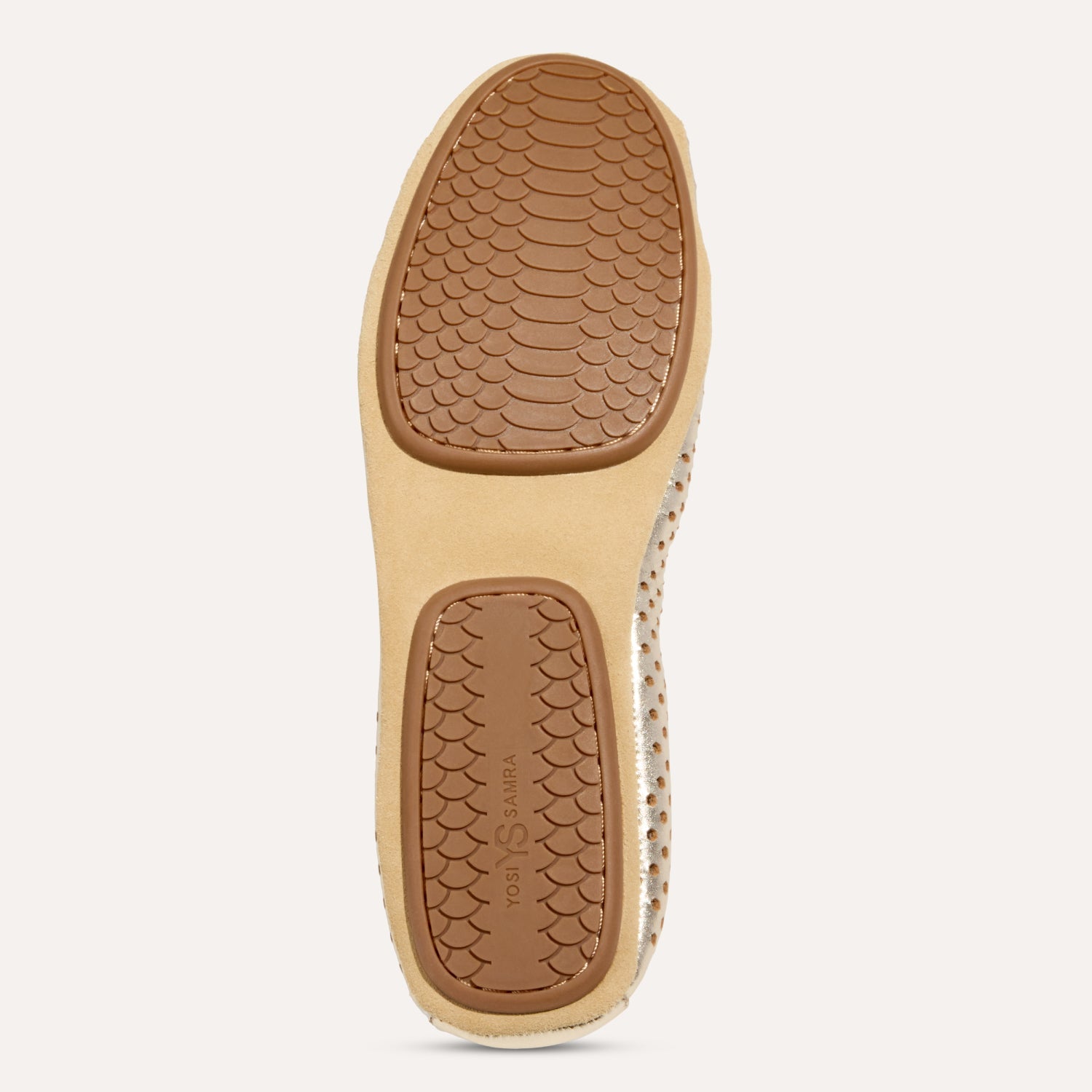 SAMARA IN GOLD METALLIC PERFORATED - Yosi Samra  -