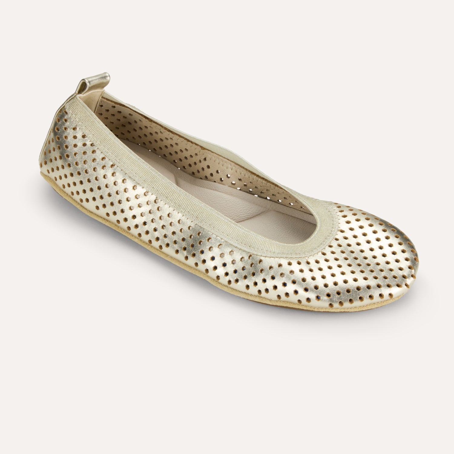 SAMARA IN GOLD METALLIC PERFORATED - Yosi Samra  -