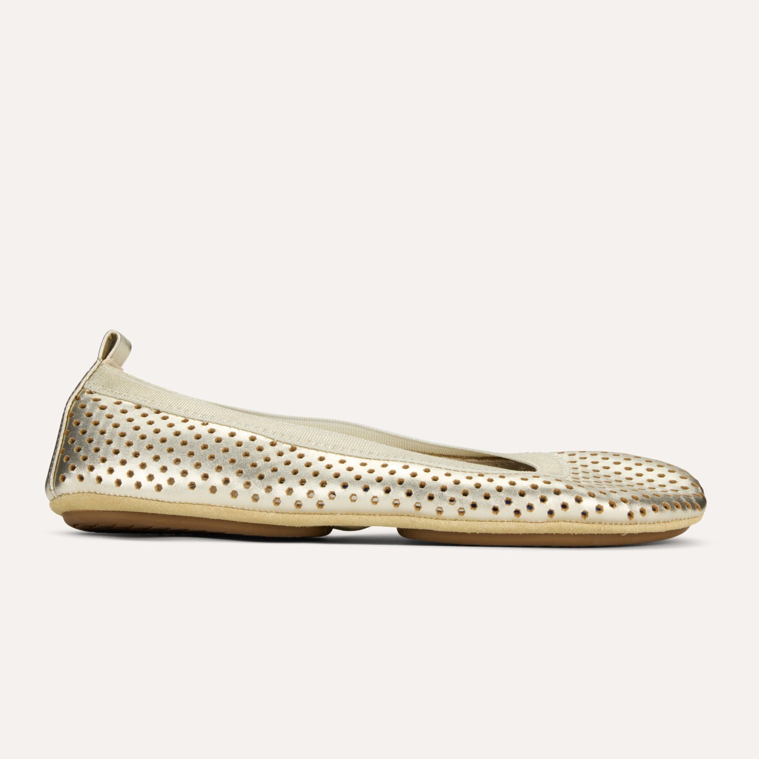 SAMARA IN GOLD METALLIC PERFORATED - Yosi Samra  -