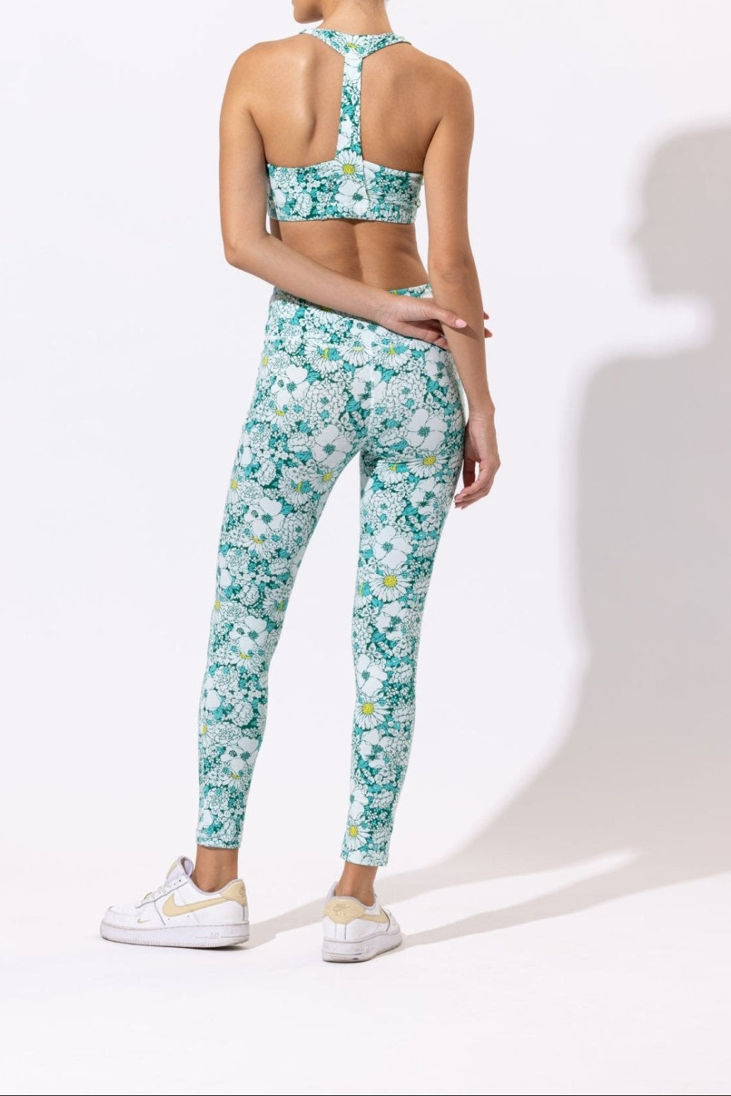 Legging Alexia - Green 70's Mid Garden - Poupette St Barth