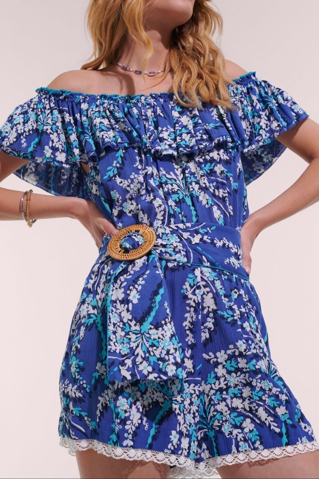 Short Jumpsuit Bella - Royal Palmery - Poupette St Barth