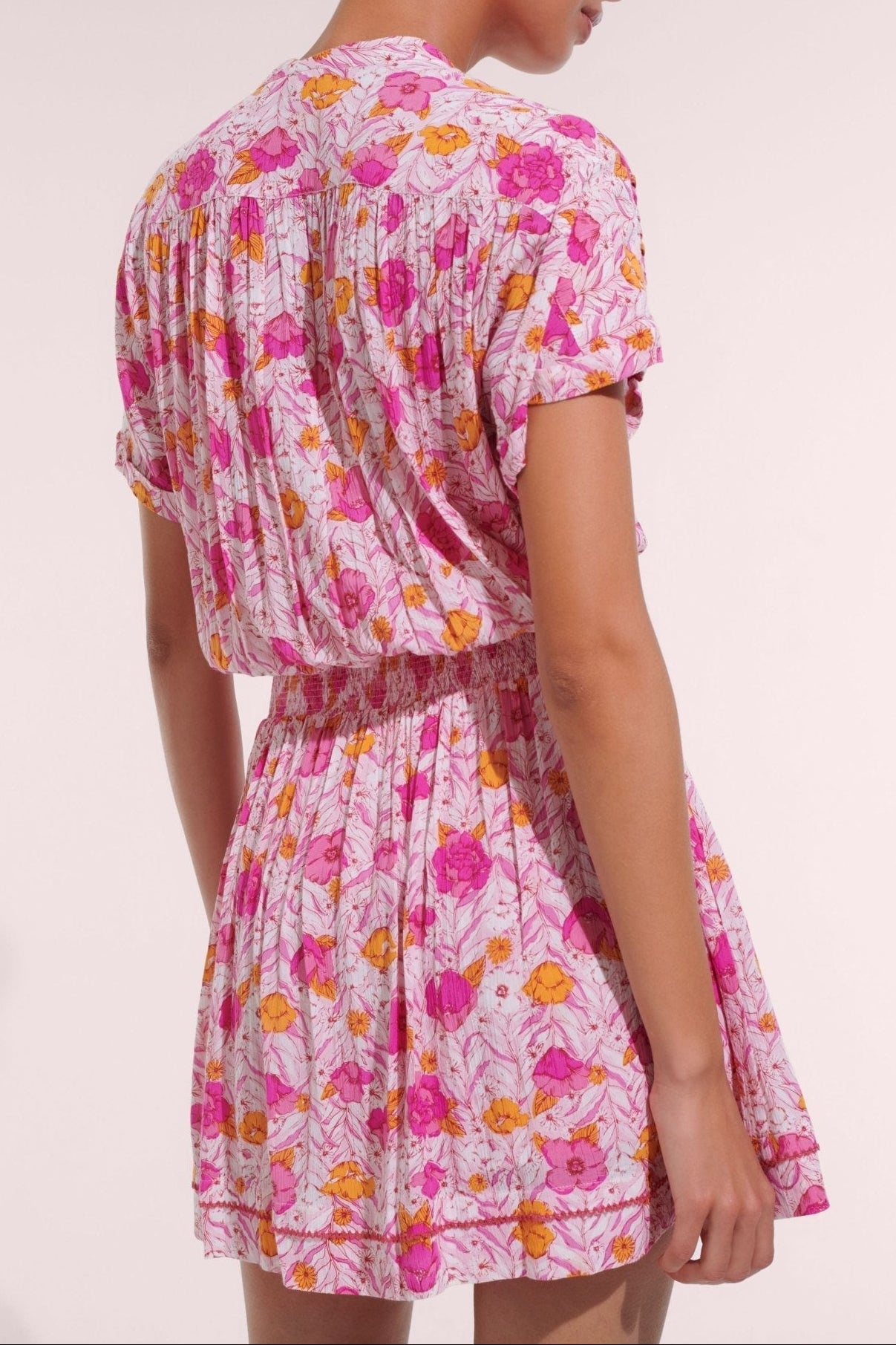 Short Jumpsuit Bora - Pink Petunia - Poupette St Barth