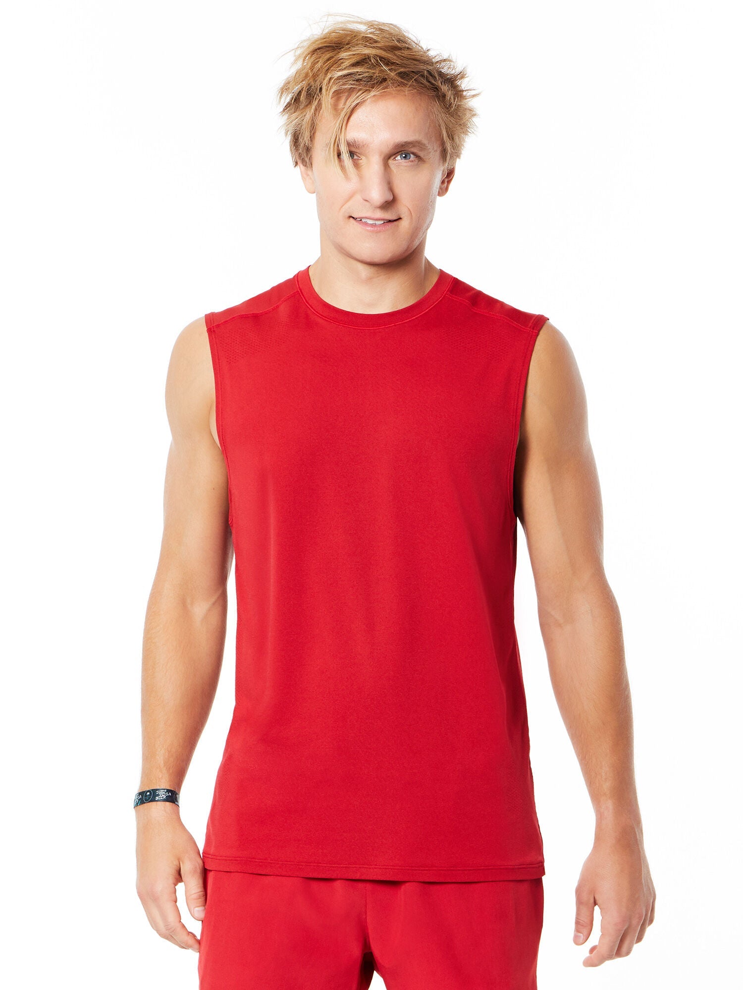 BREEZE SEAMLESS TANK RED | Soul by SoulCycle