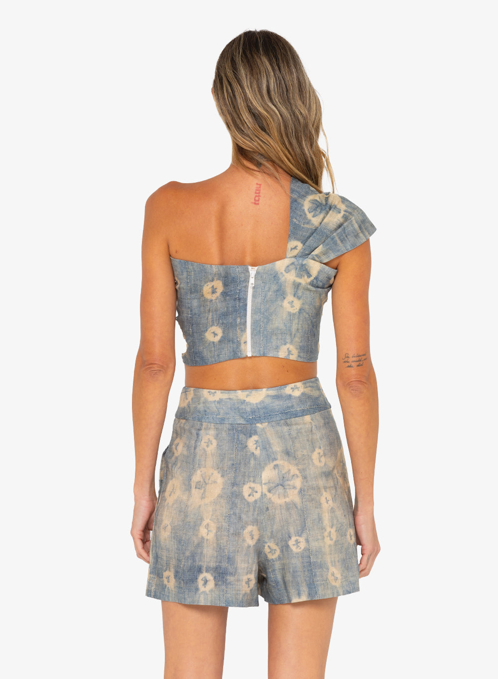 Sol Top (Blue Shibori)