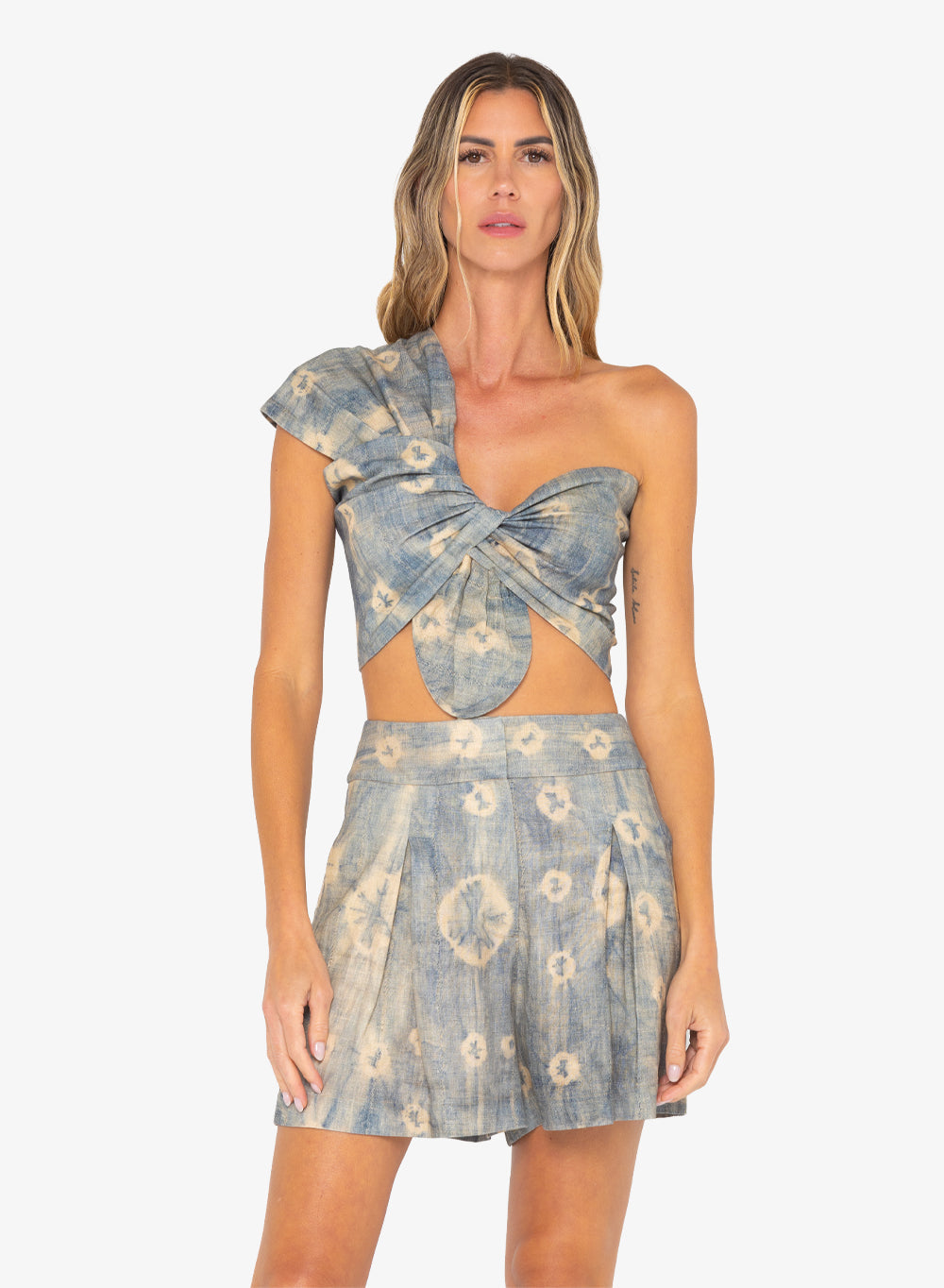 Marlow Shorts (Blue Shibori)