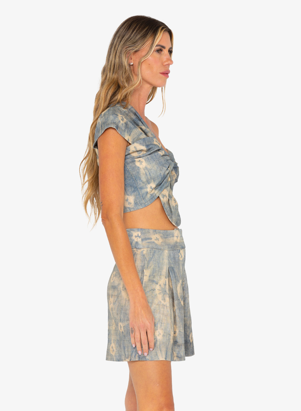 Marlow Shorts (Blue Shibori)