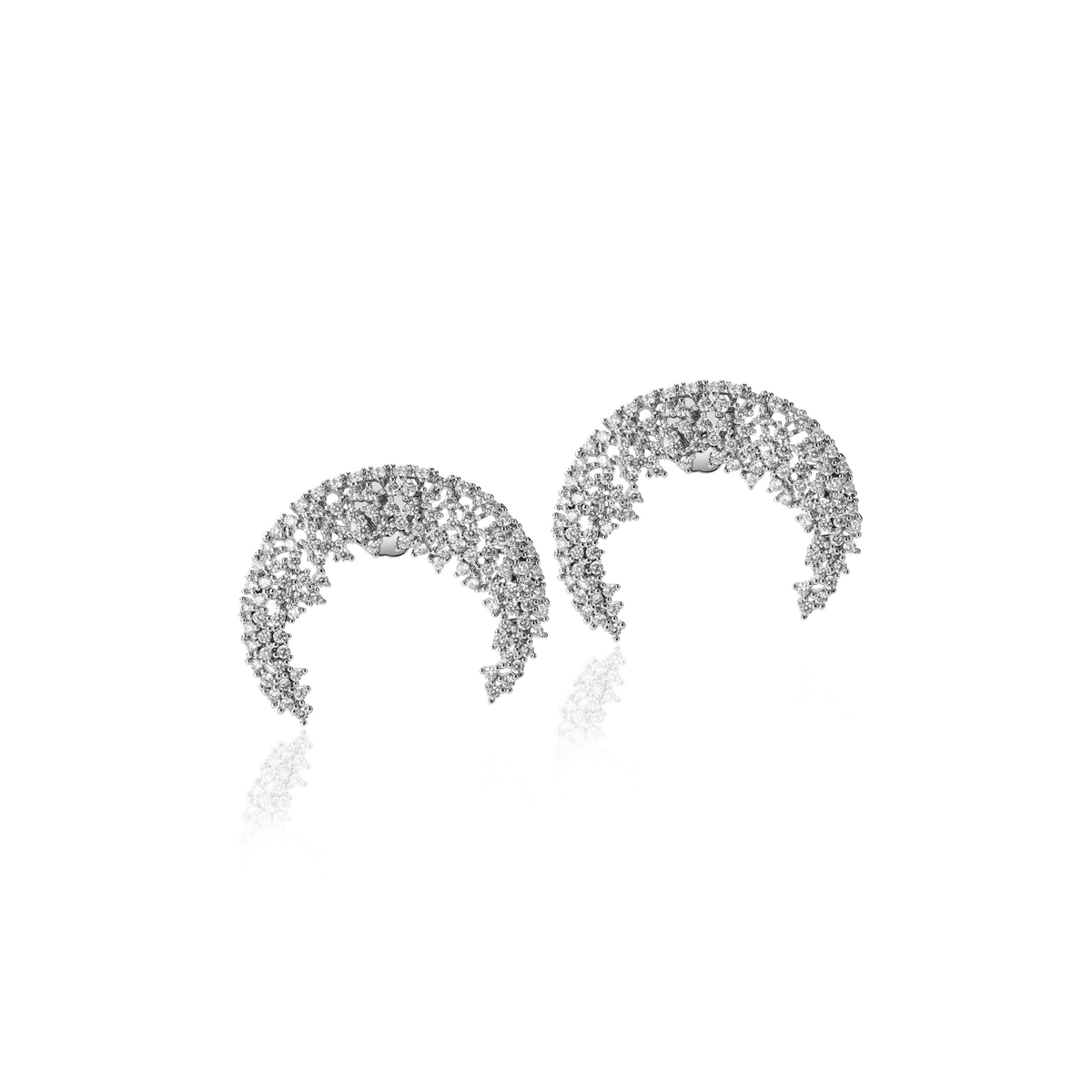 Silver Amoon Earrings