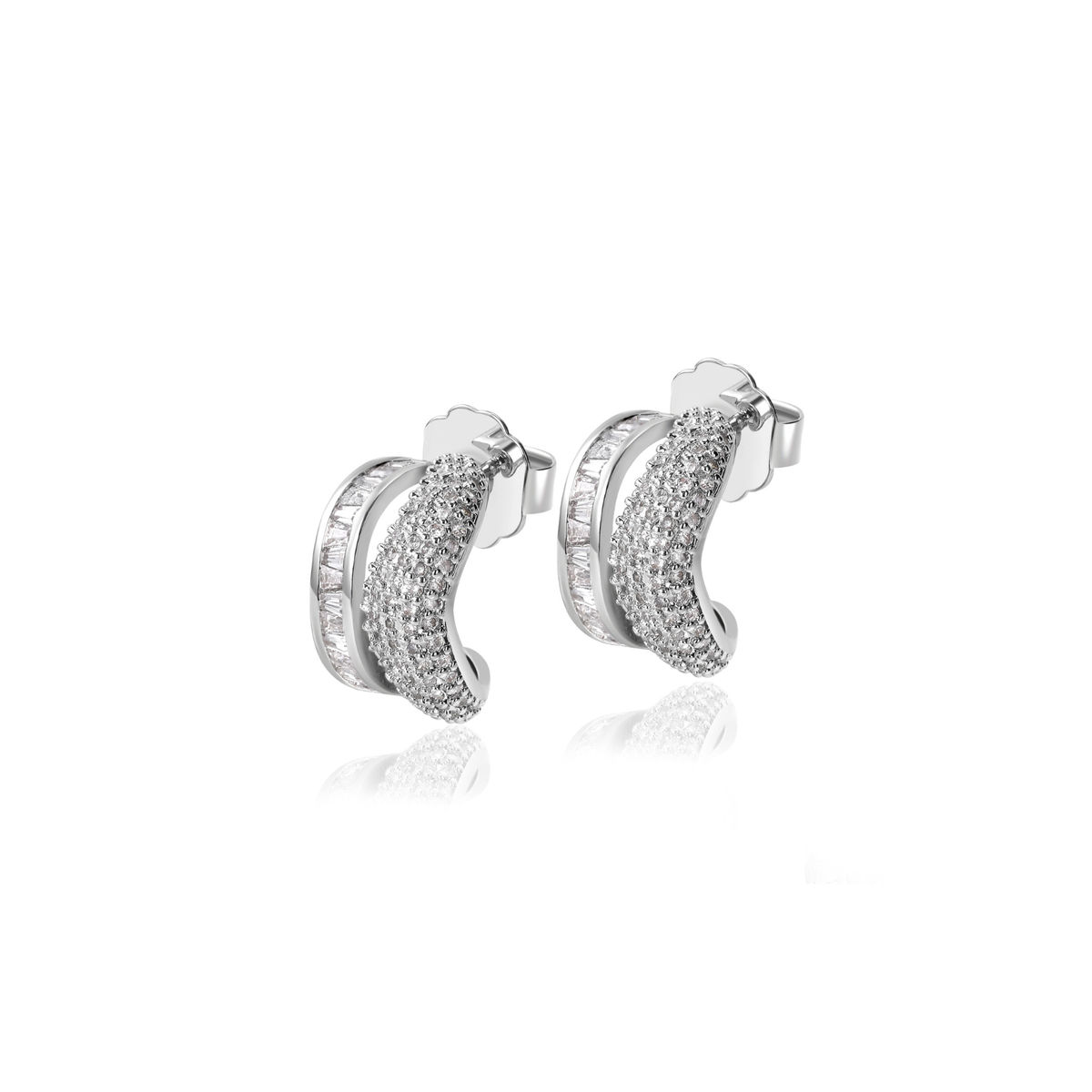 Pure Loop Arc Earrings