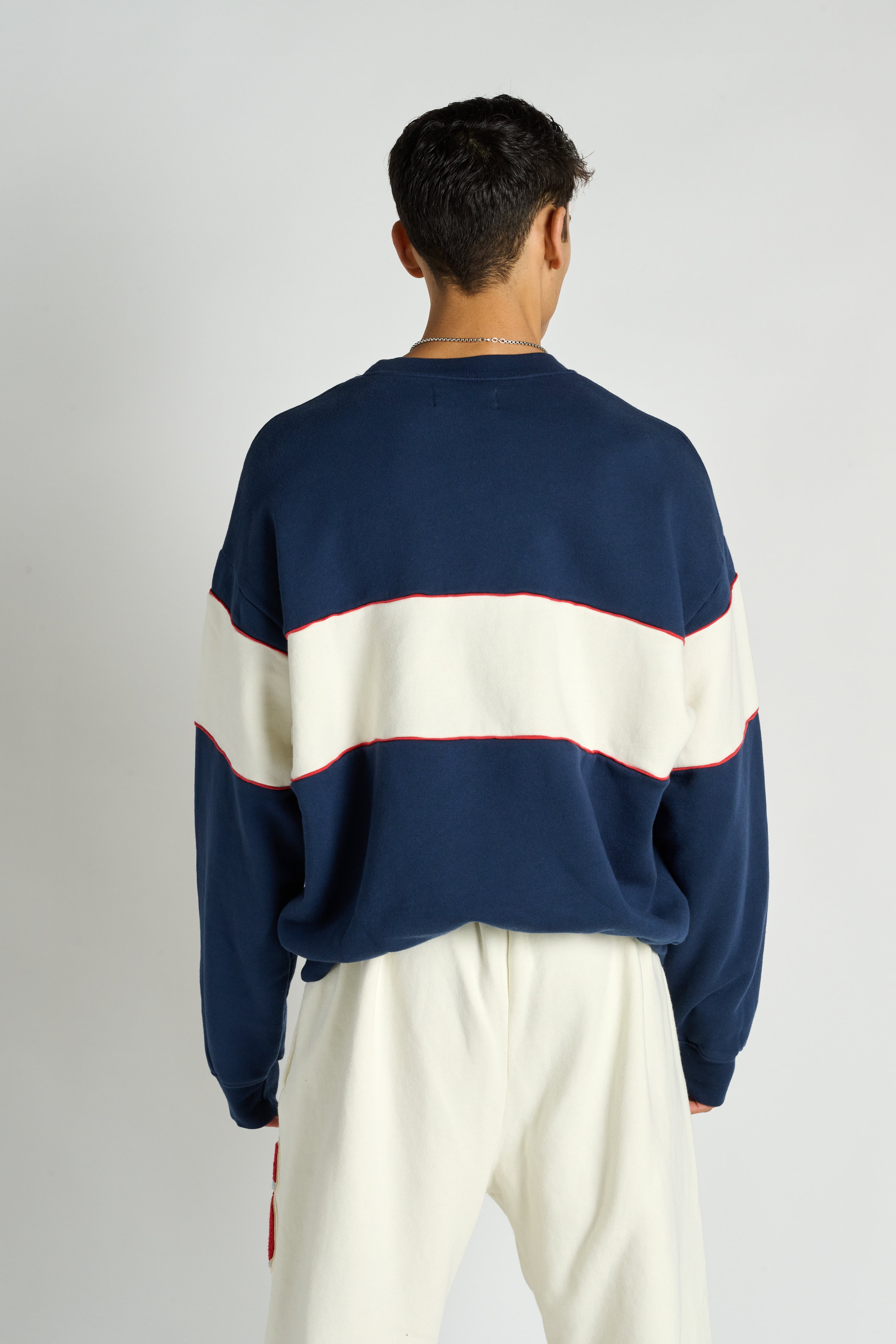 Dakota Rugby Crew Neck w/ Chenille Patch | Soul by SoulCycle