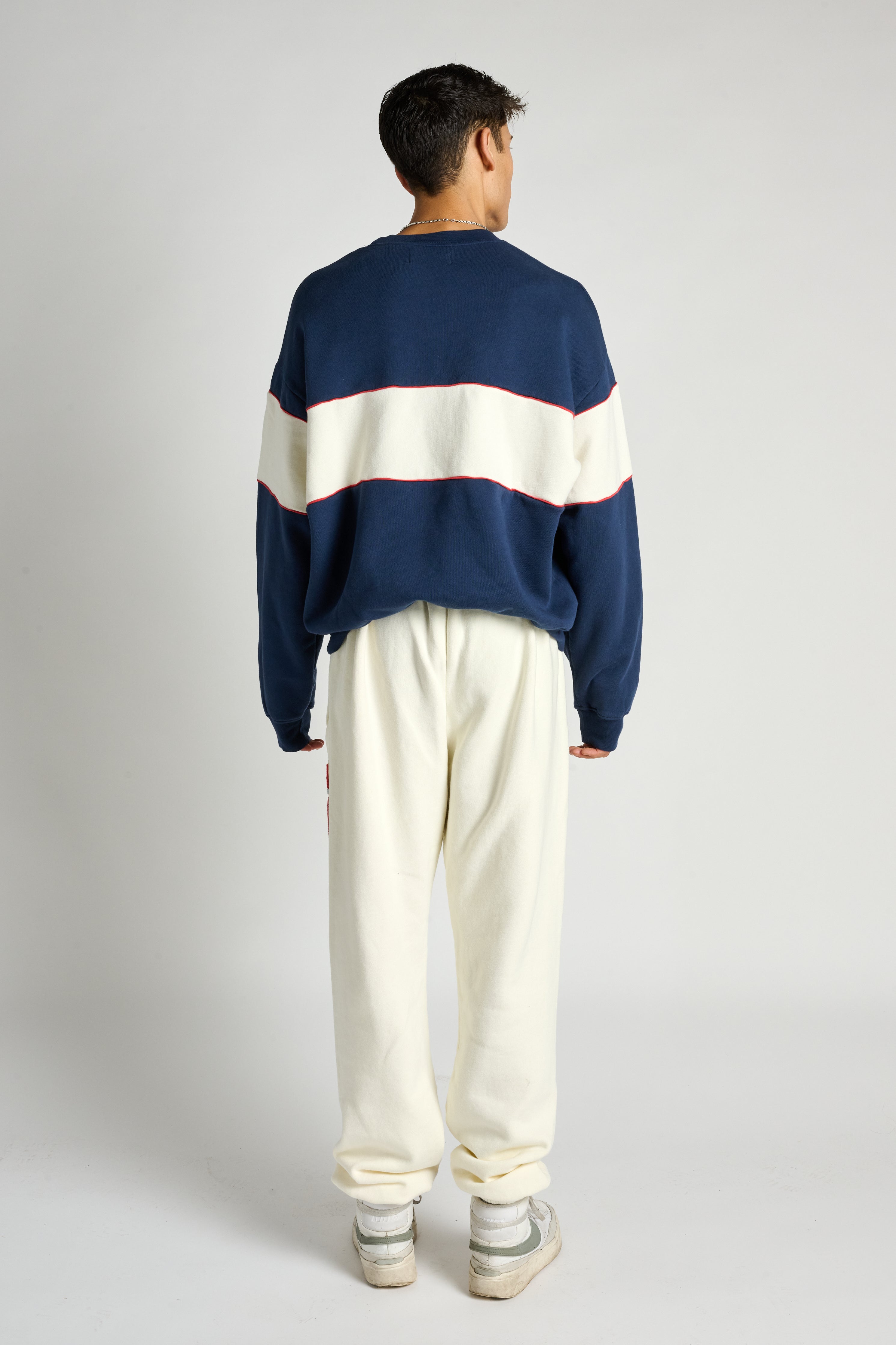 Dakota Rugby Crew Neck w/ Chenille Patch | Soul by SoulCycle
