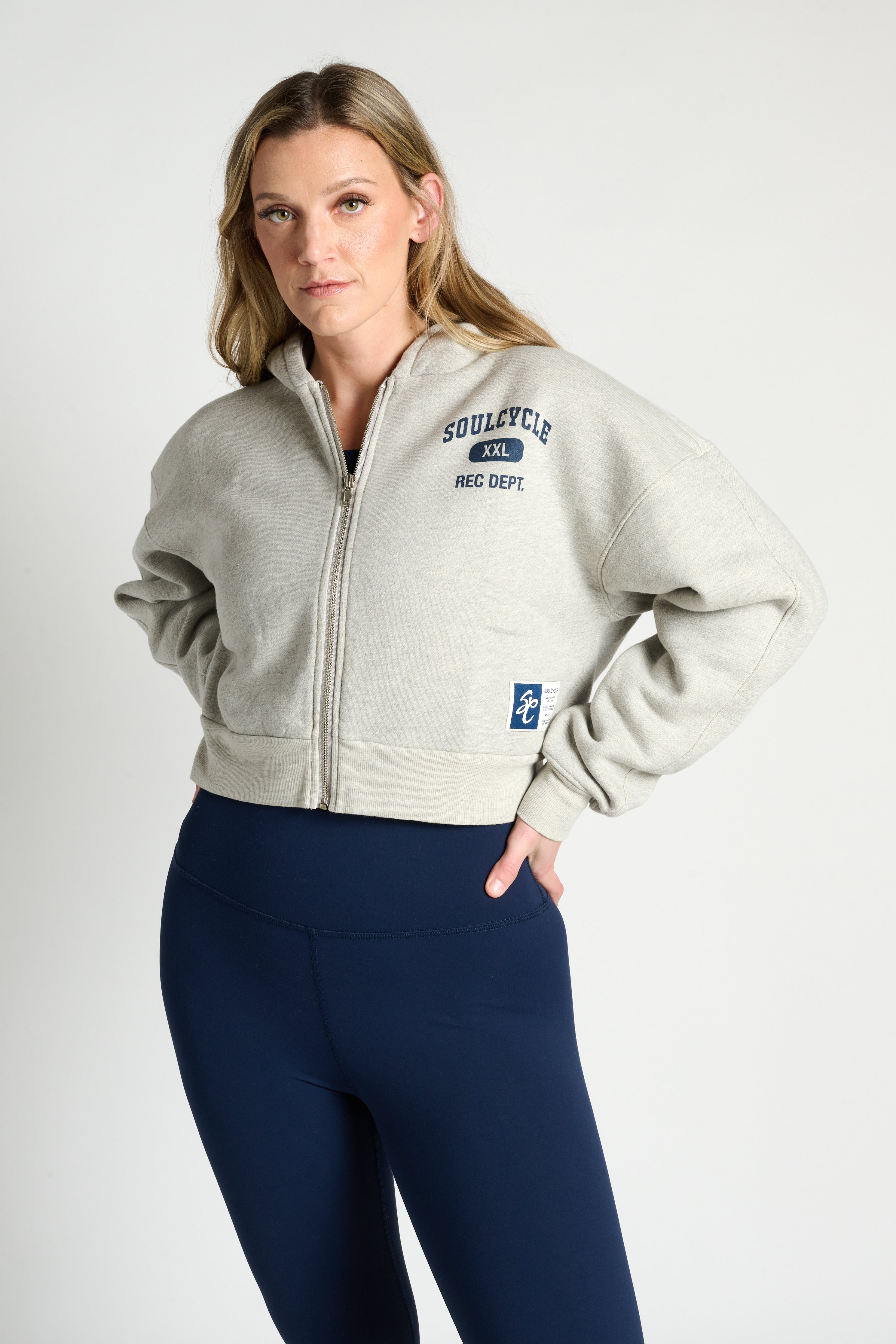 Marissa Crop Zip Up | Soul by SoulCycle