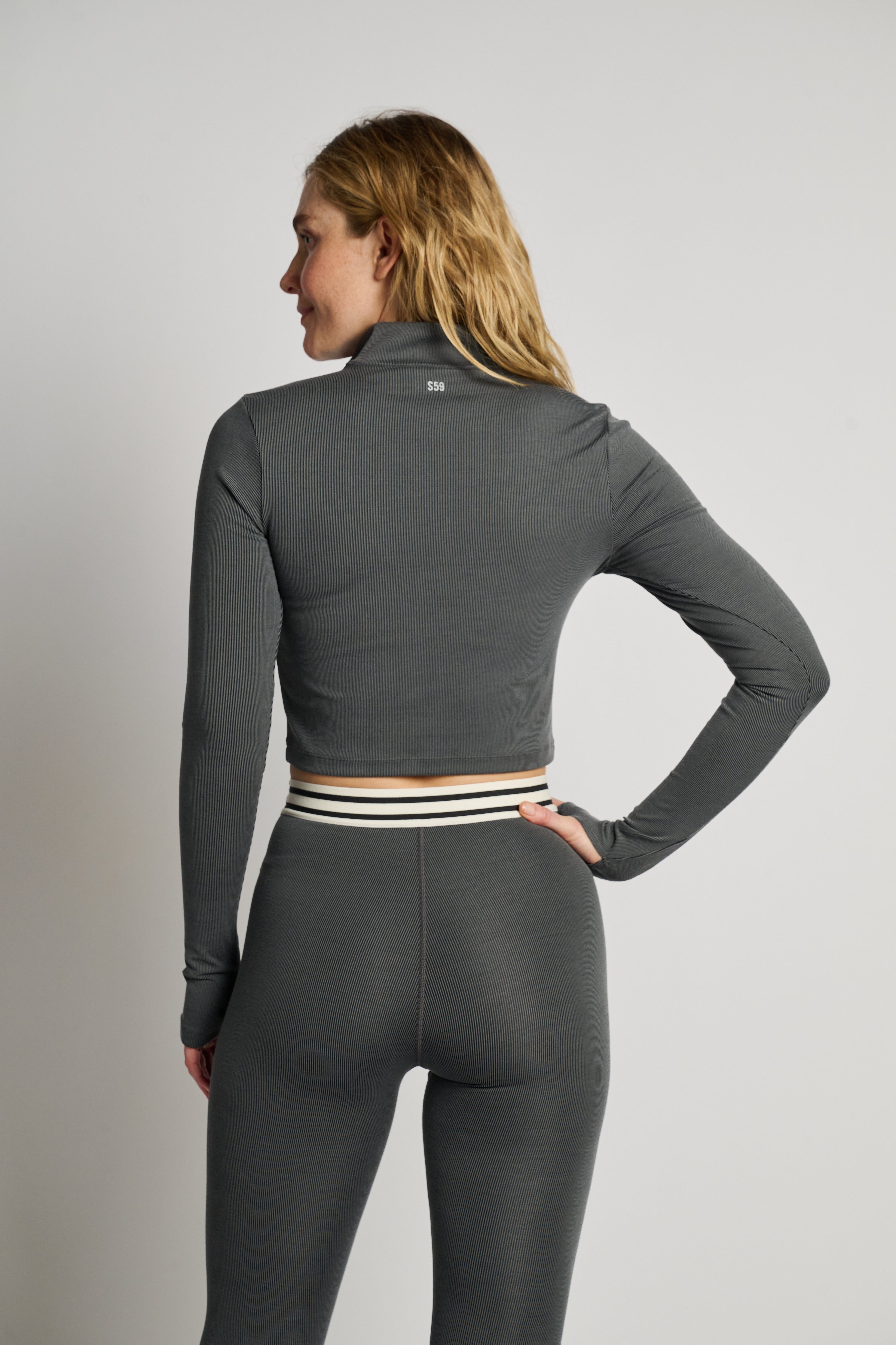 Stevie Active Rib Half Zip | Splits59