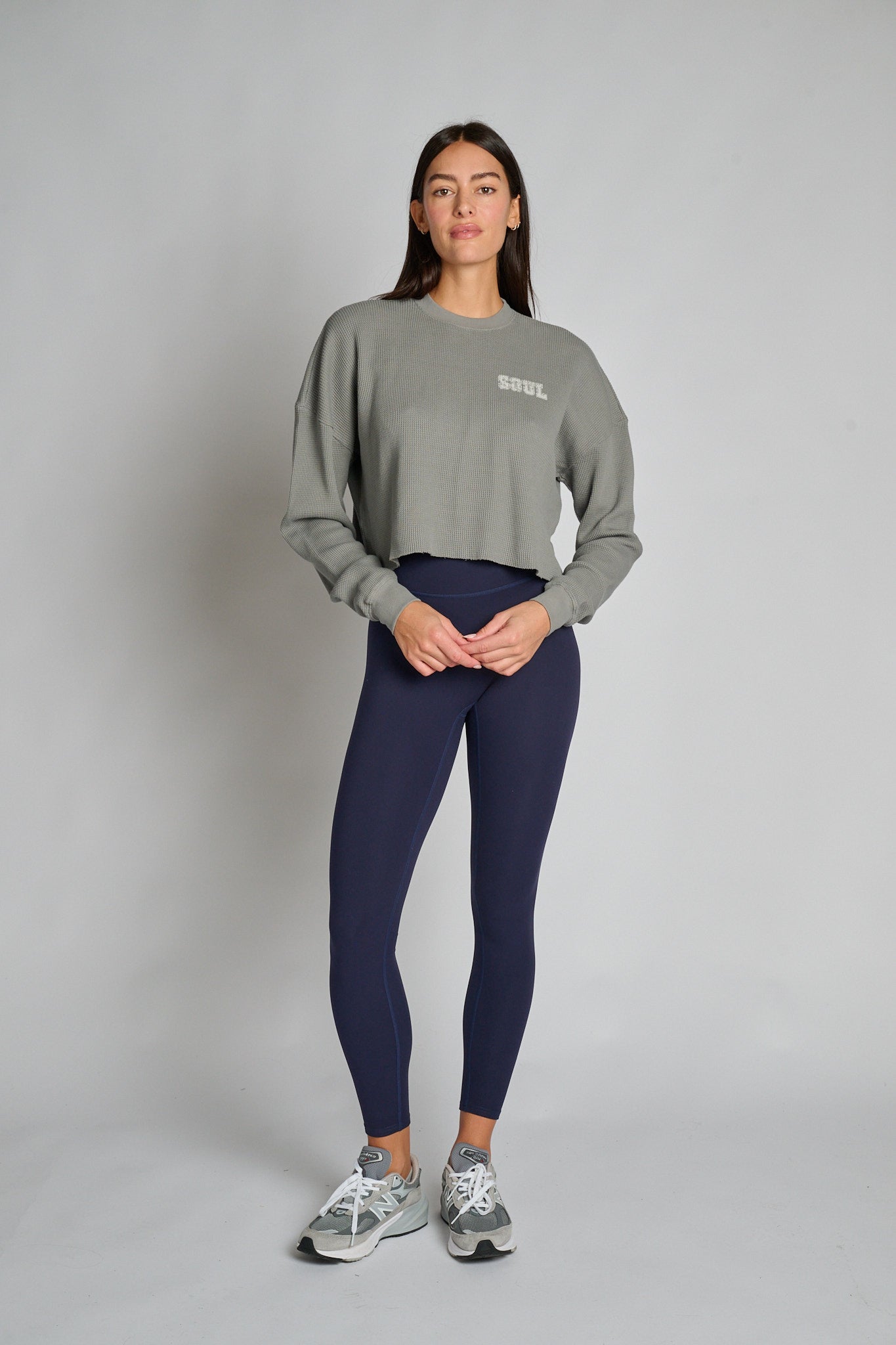 Julia Long Sleeve Waffle | Soul by SoulCycle