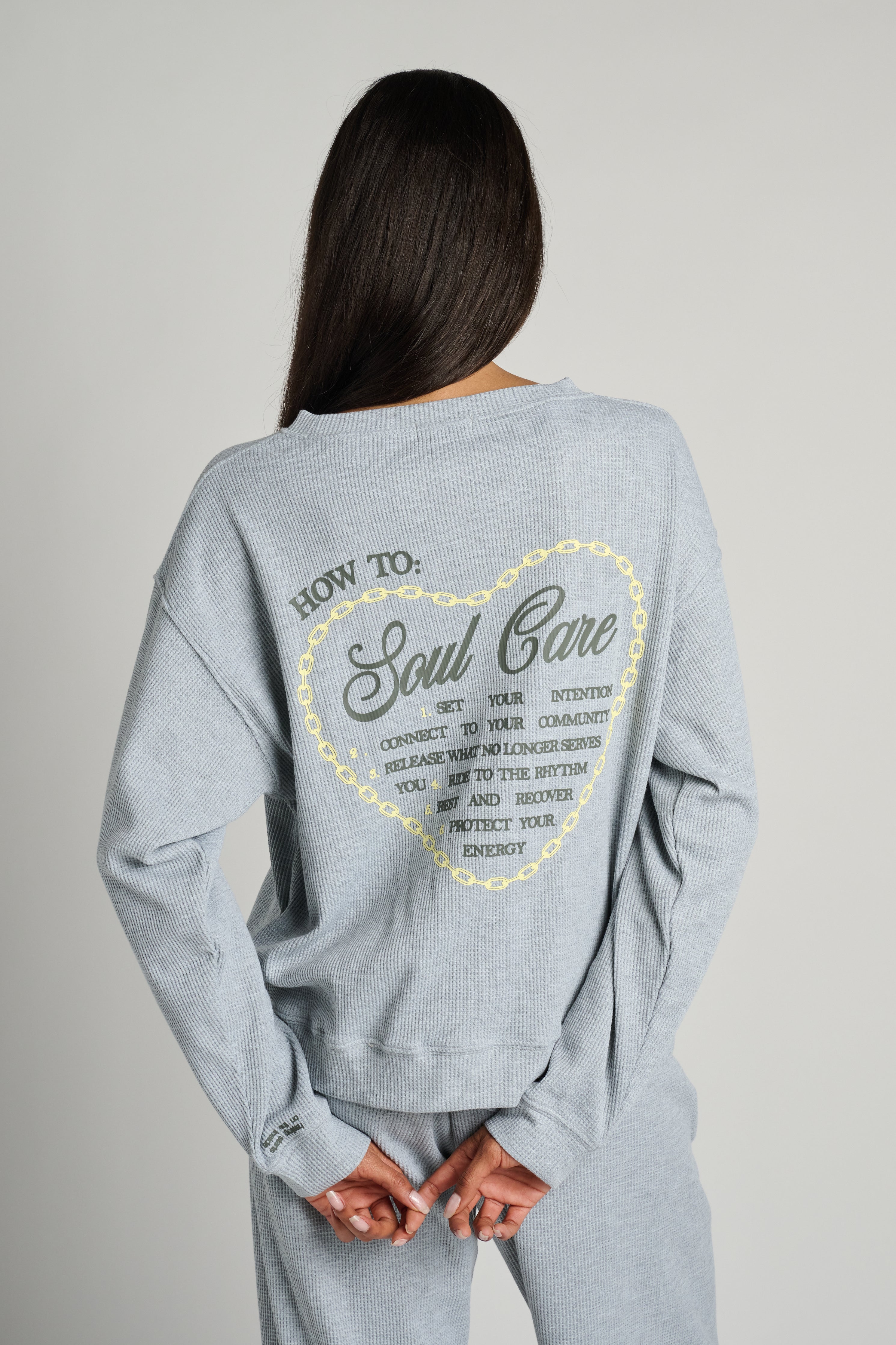 SOUL CARE WAFFLE CREWNECK | The Mayfair Group