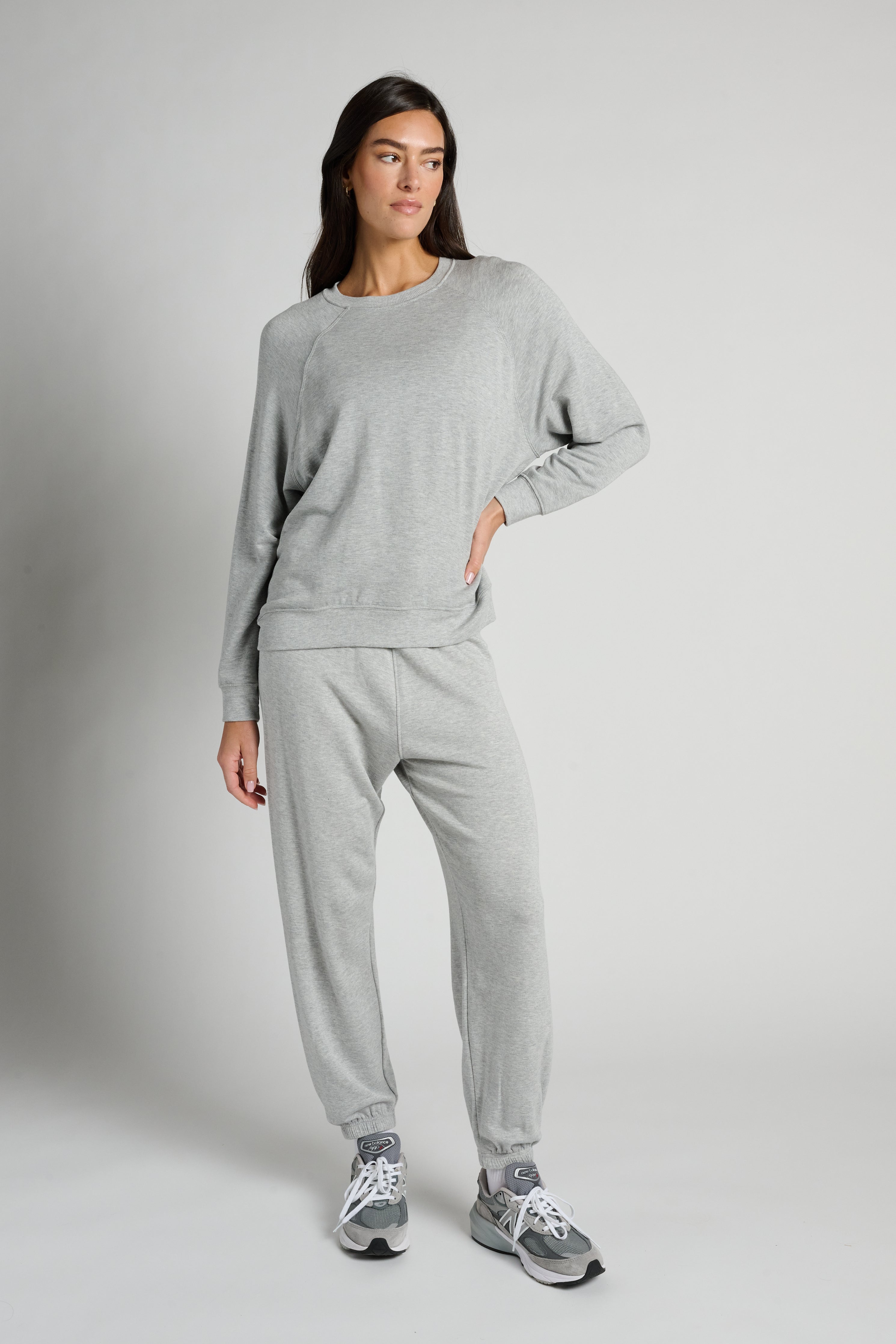 Andie Oversized Fleece Sweatshirt | Splits59