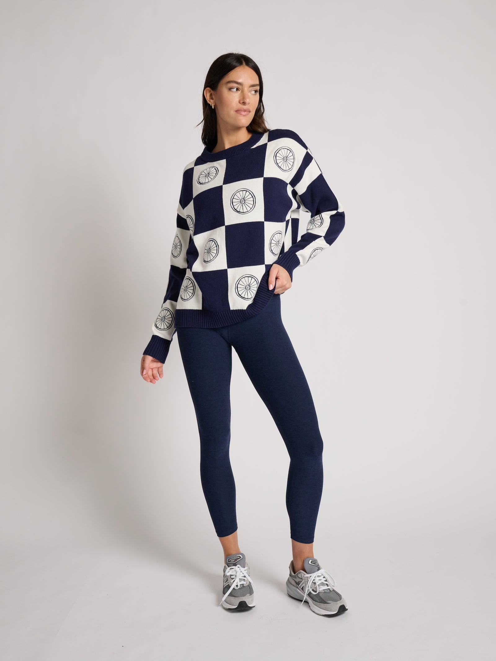 Riley Crewneck wheel Sweater | Ellsworth & Ivey