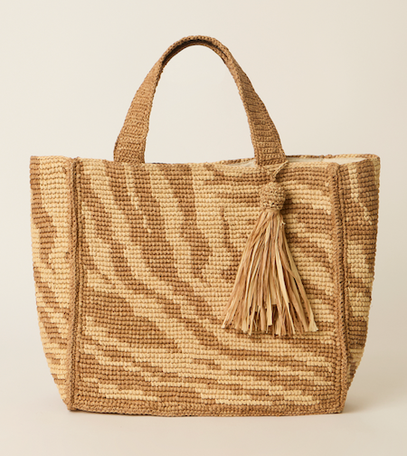 Sahara Box Tote | Natural/taupe