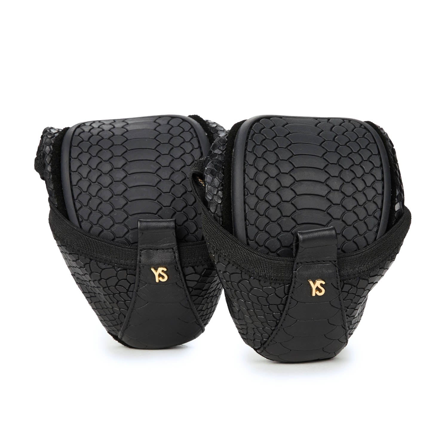 Samara Foldable Ballet Flat in Black Python - Yosi Samra  - Women's Flats