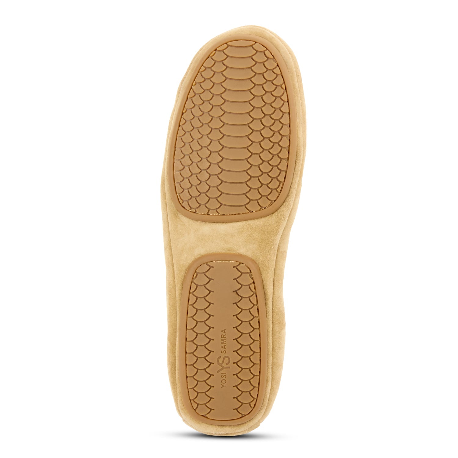 Samara Foldable Ballet Flat in Sand Suede - Yosi Samra  - Women's Flats