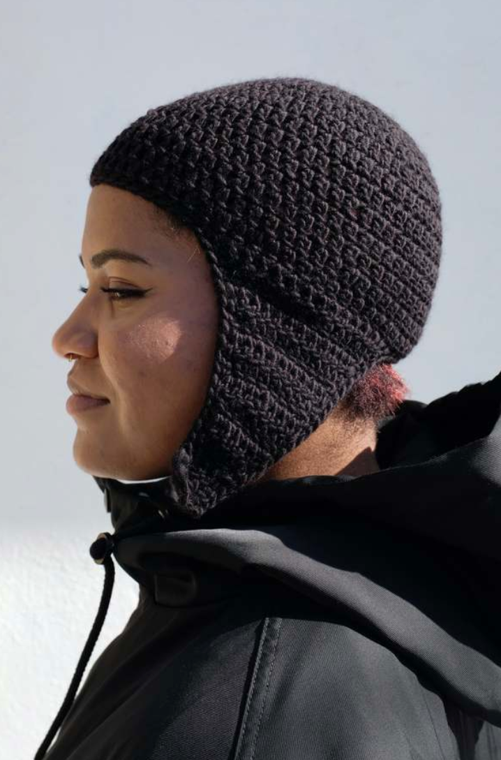 Sansi Knitted Hat | Black