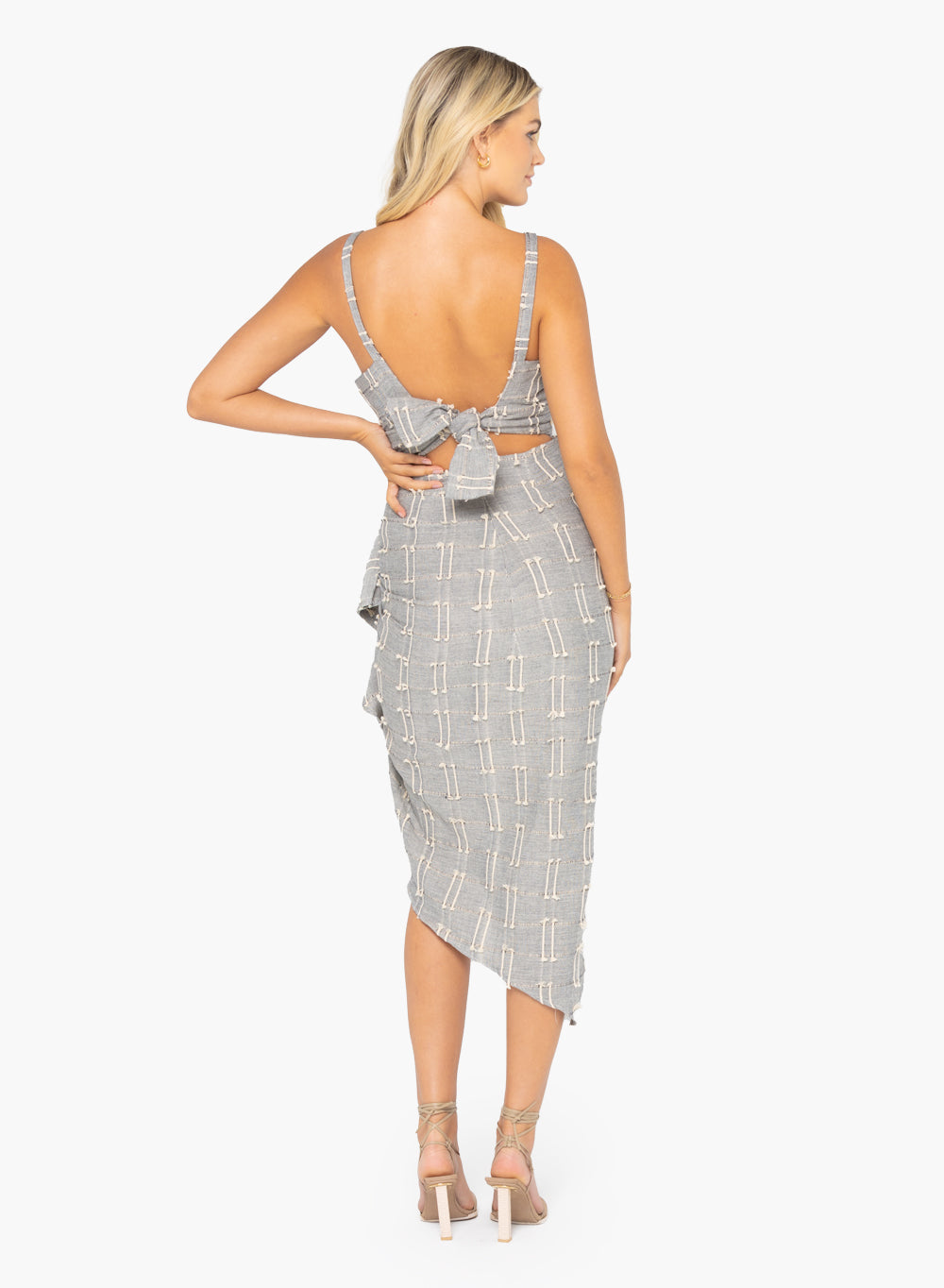 Sasha Dress (Black Oatmeal)
