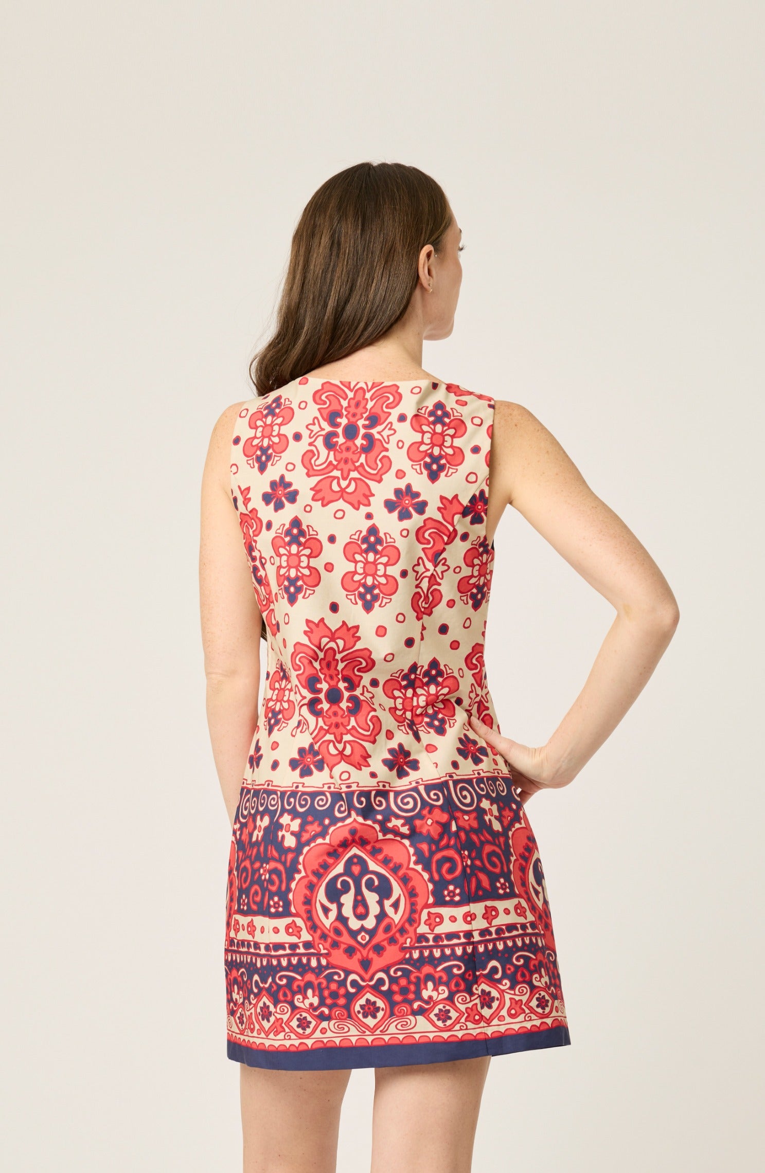 Scarlett Dress | Scarf Print
