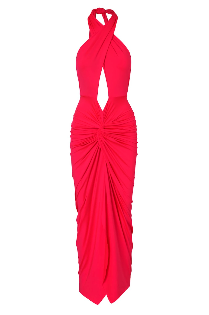 vestido naranja, vestidos para boda en playa, vestidos de gala