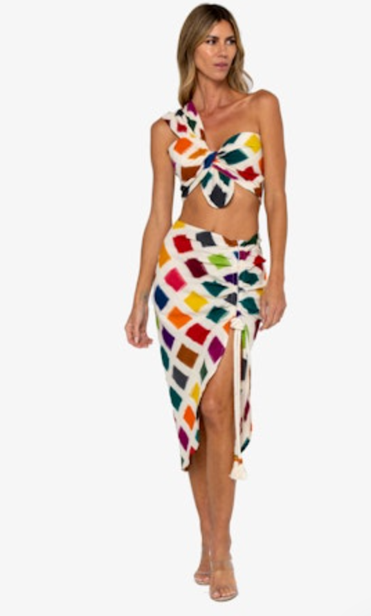 Ibiza Skirt (Natural Multi)