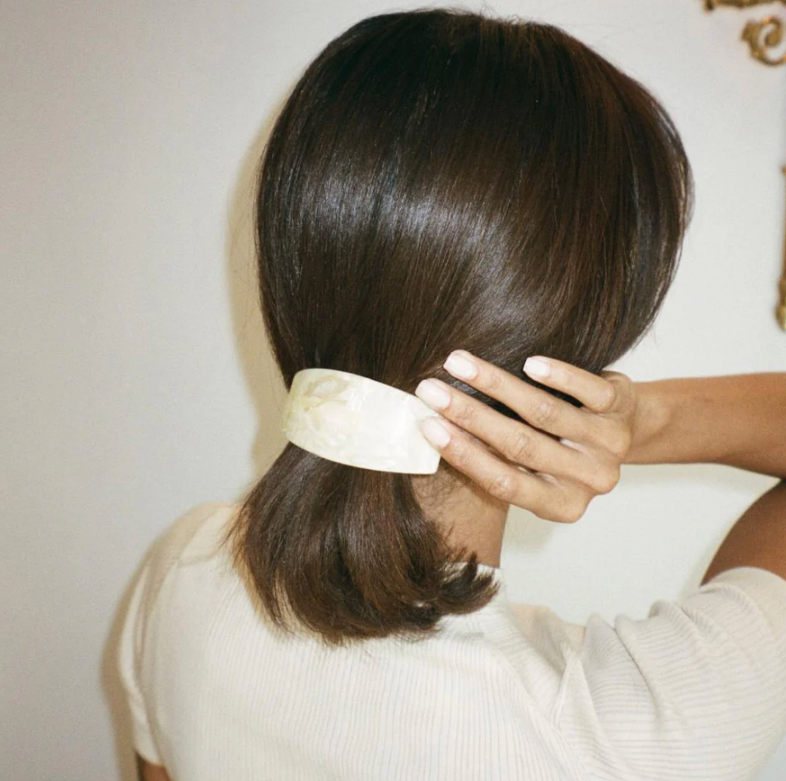Ponytail Barrette in Chantily