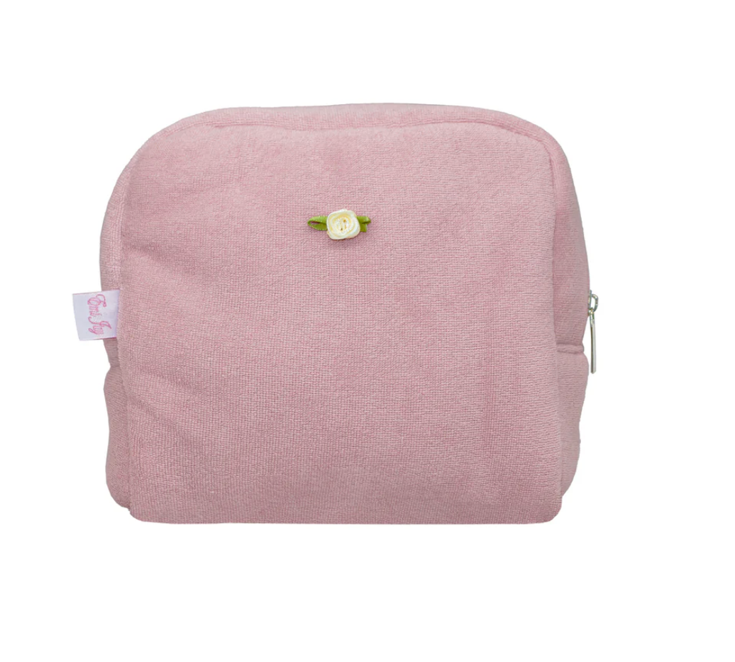 Terry Pouch in Baby Mauve