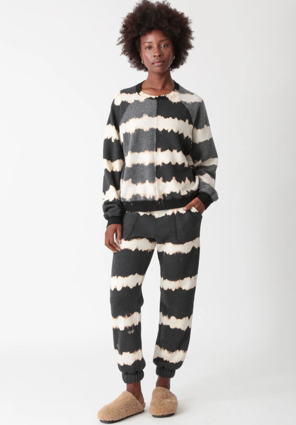 Hayden Sweatpant Bolt Shadow | Electric & Rose
