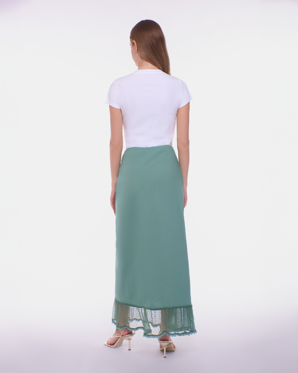 Odette Maxi Skirt - Eucalyptus