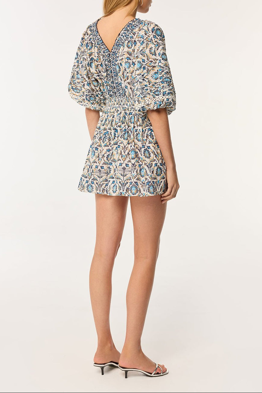 Short Jumpsuit Chantal - Black Victorian - Poupette St Barth