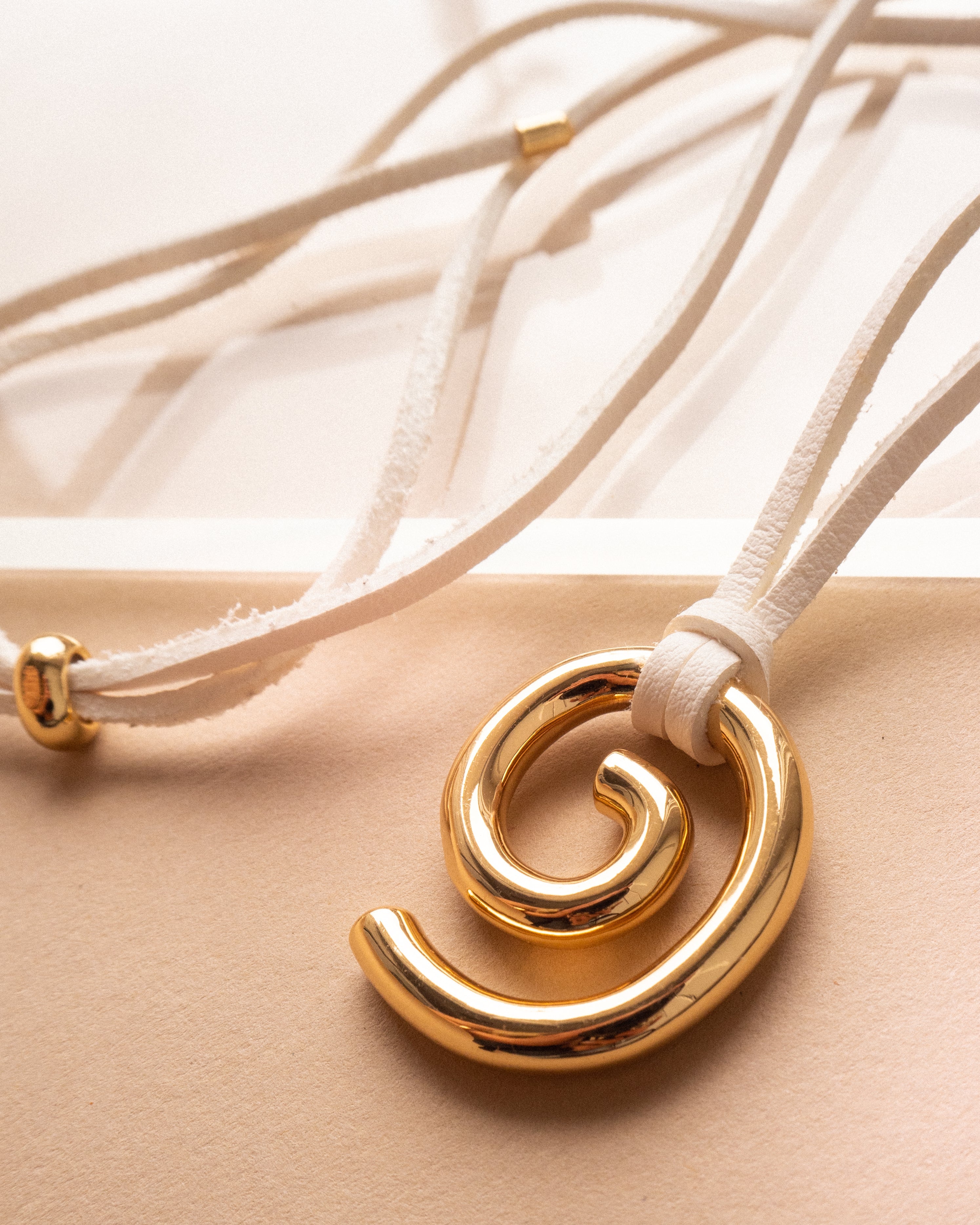 Shell Beach Pendant Necklace- White | Sivan Ayla x Luv Aj