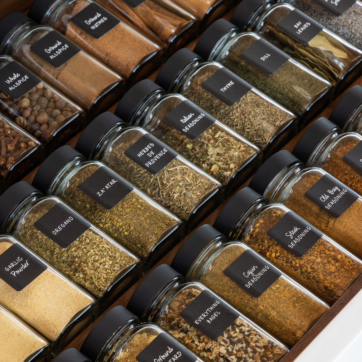 Spice Jar Sets | Black