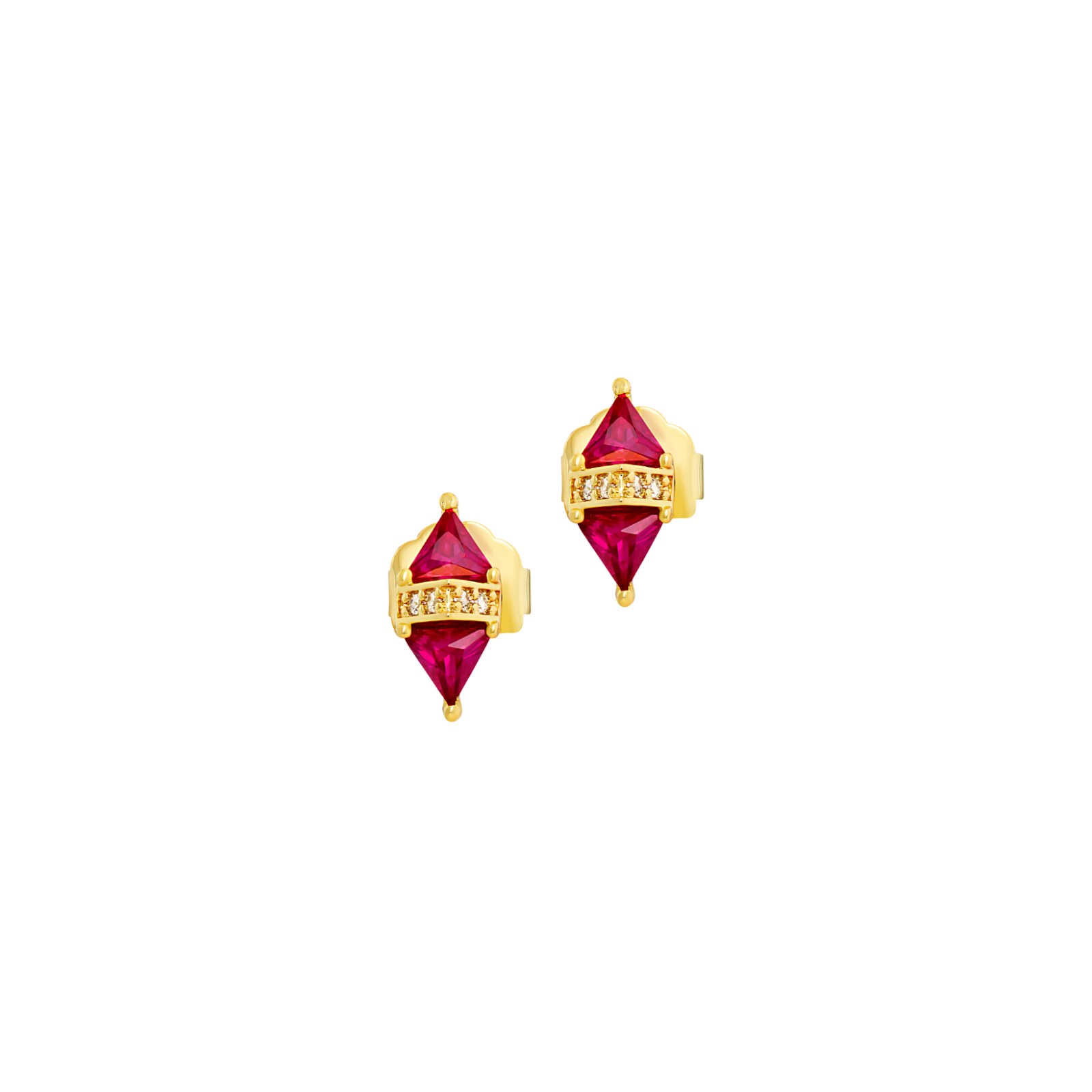 Hibiscus Rock Earrings
