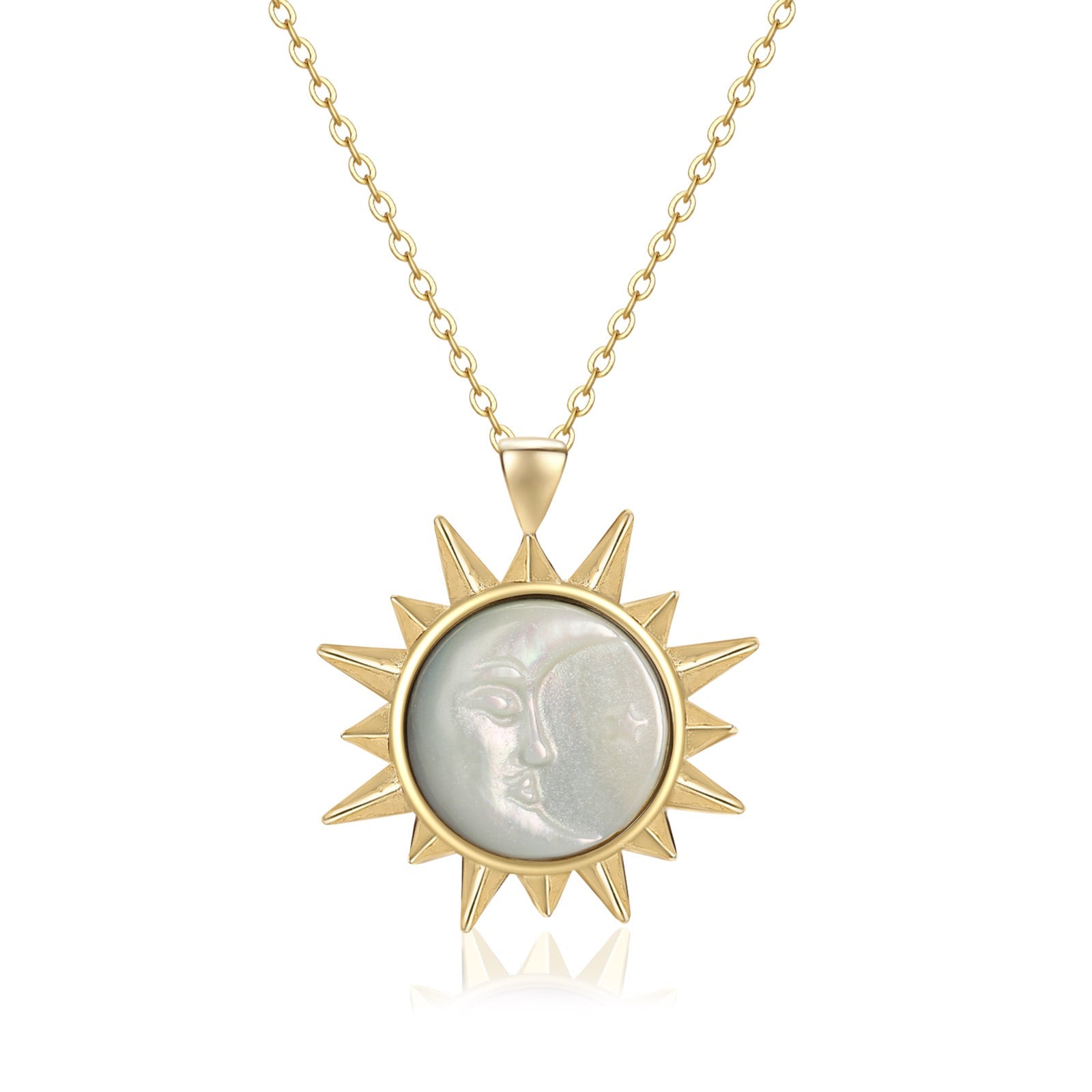 Sun And Moon Magic Necklace (mother of pearl)